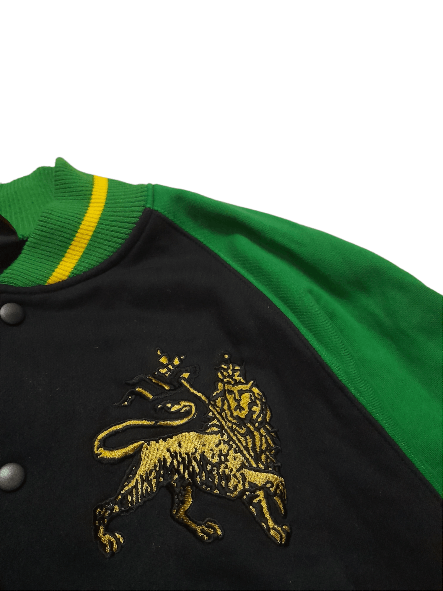 Japanese Brand Jey Jah Tribe Rastafari Varsity Jacket (E19) Size US L / EU 52-54 / 3 - 6 Thumbnail