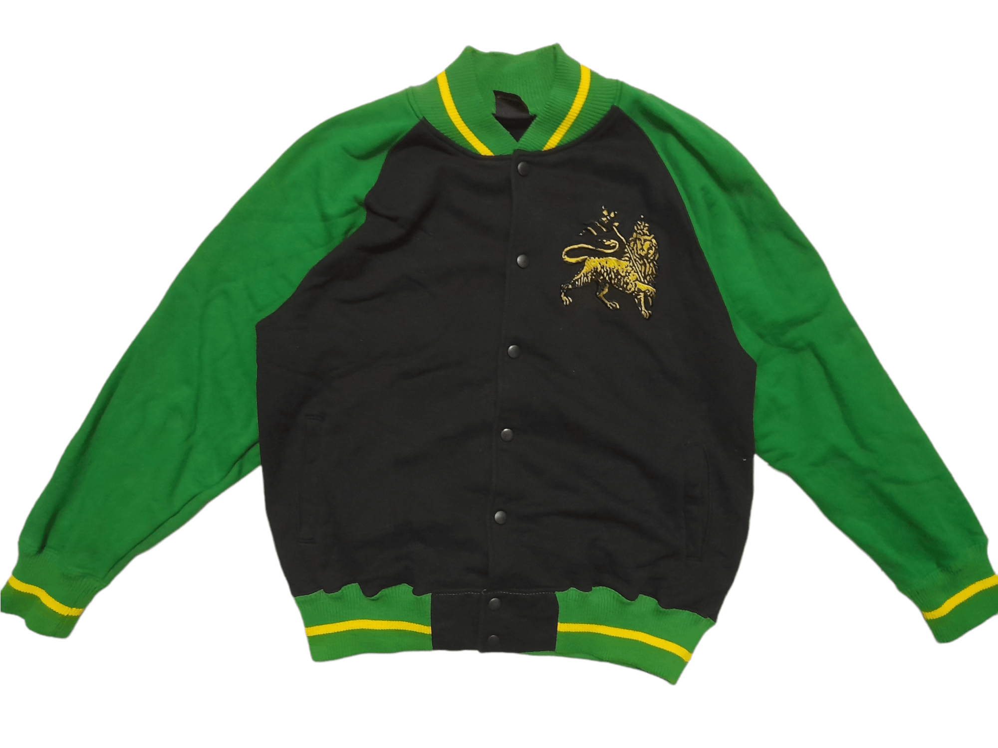 Japanese Brand Jey Jah Tribe Rastafari Varsity Jacket (E19) Size US L / EU 52-54 / 3 - 4 Thumbnail
