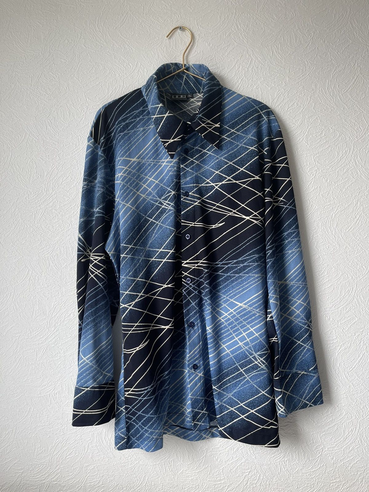 Vintage Vintage 90’s Design Button-up Shirt Size US XL / EU 56 / 4 - 1 Thumbnail