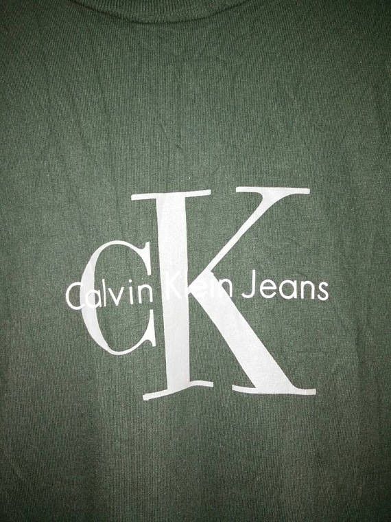 Calvin Klein CALVIN KLIEN GREEN T SHIRT Size US M / EU 48-50 / 2 - 2 Thumbnail