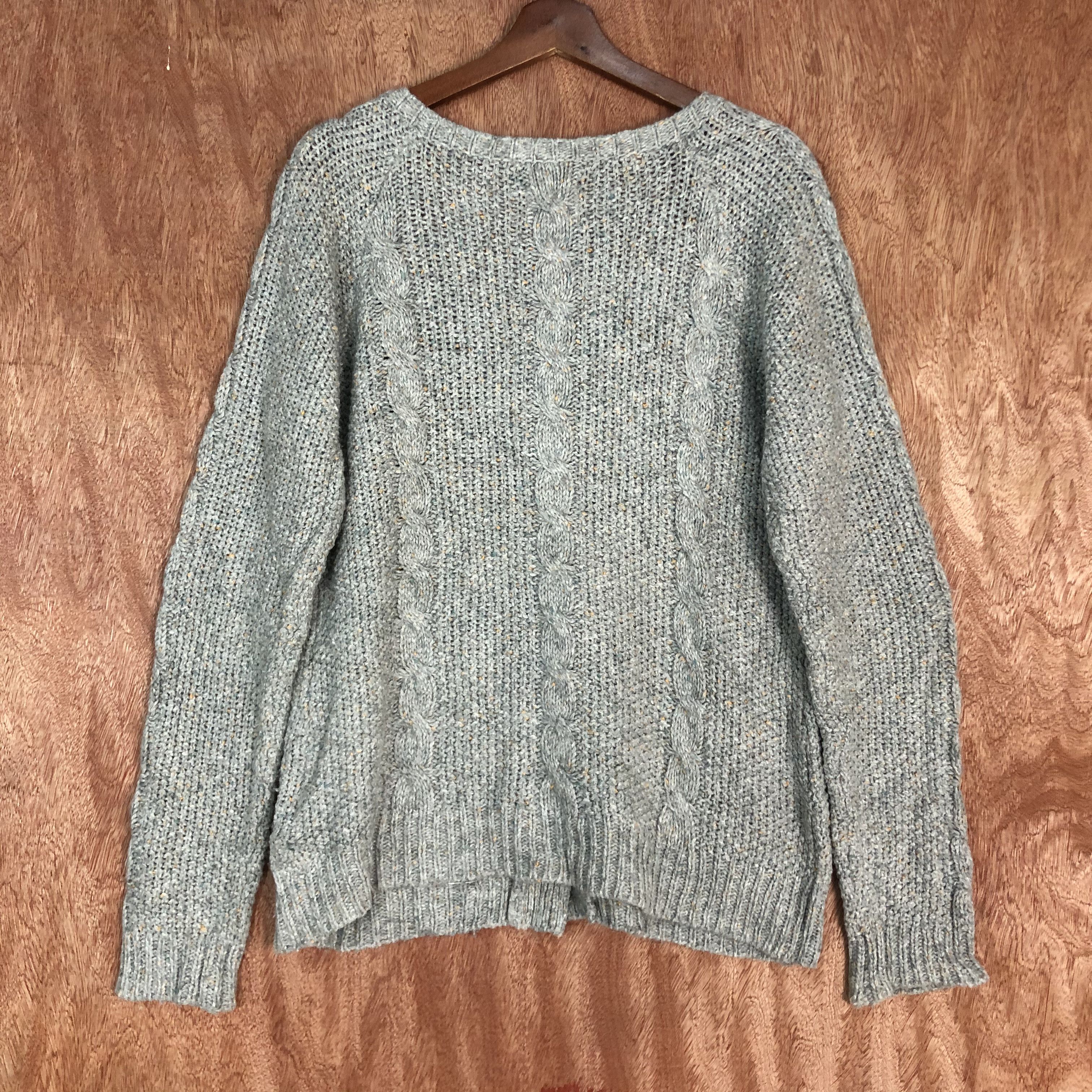 Homespun Knitwear Leciel Grey Shag Shaggy Knitwear #c550 Size US M / EU 48-50 / 2 - 10 Thumbnail