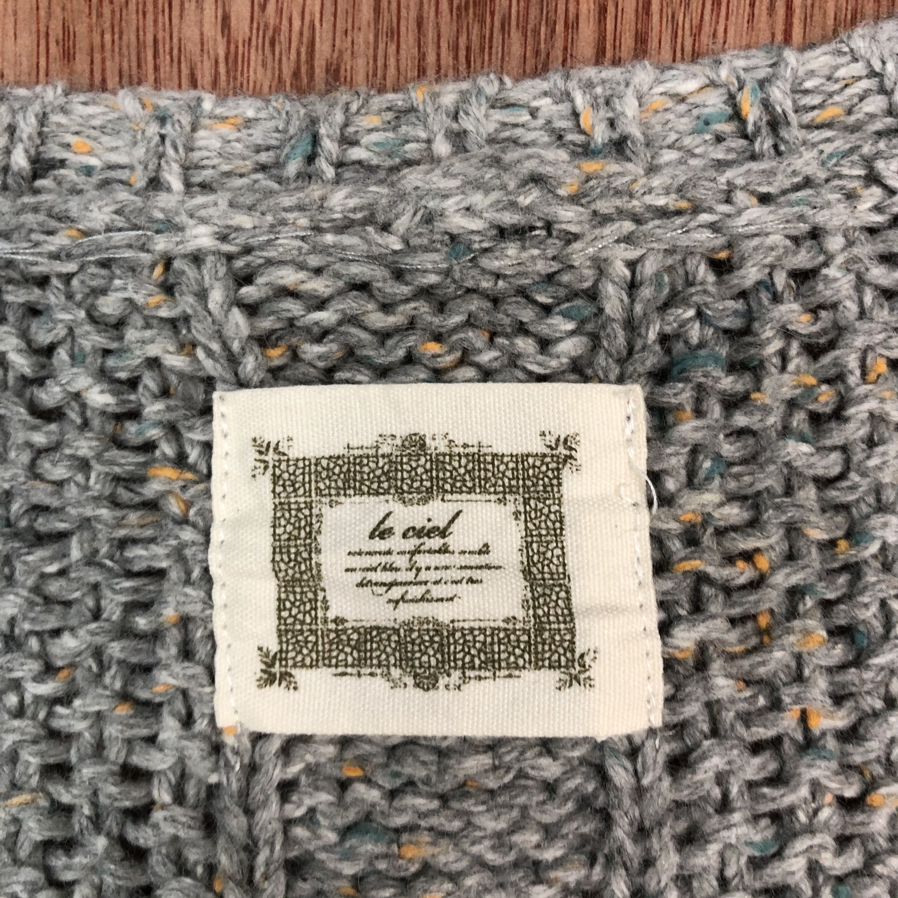 Homespun Knitwear Leciel Grey Shag Shaggy Knitwear #c550 Size US M / EU 48-50 / 2 - 9 Thumbnail