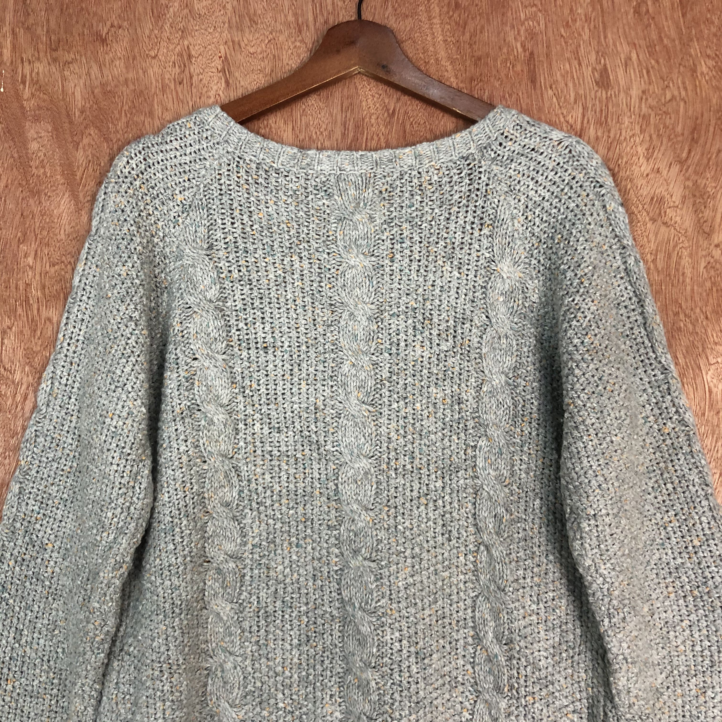 Homespun Knitwear Leciel Grey Shag Shaggy Knitwear #c550 Size US M / EU 48-50 / 2 - 11 Thumbnail