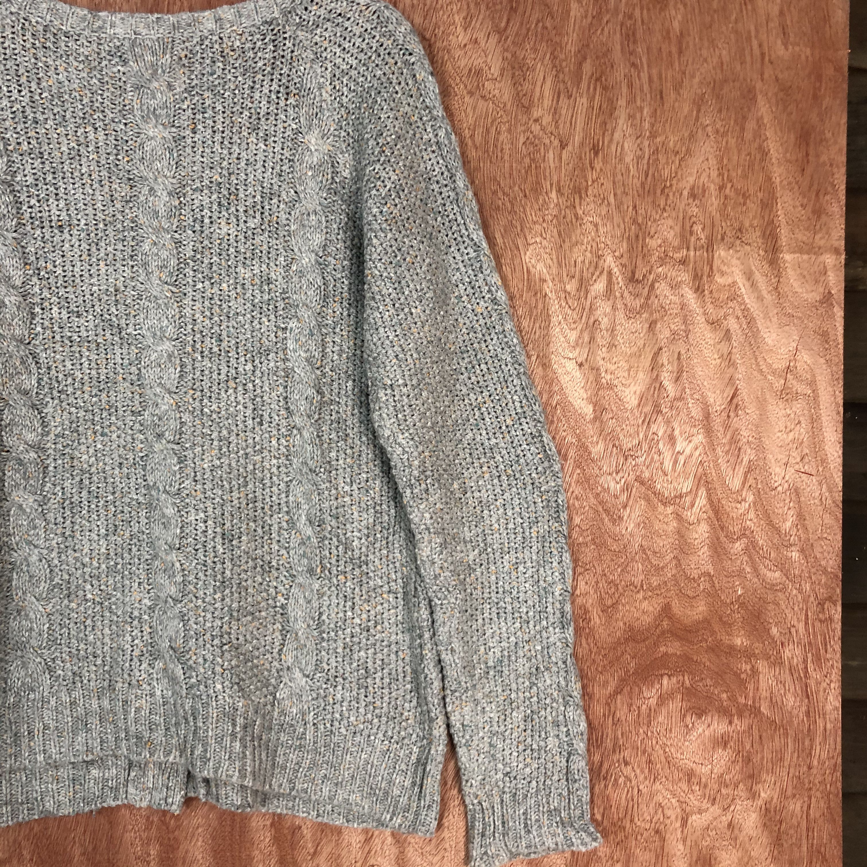 Homespun Knitwear Leciel Grey Shag Shaggy Knitwear #c550 Size US M / EU 48-50 / 2 - 14 Thumbnail