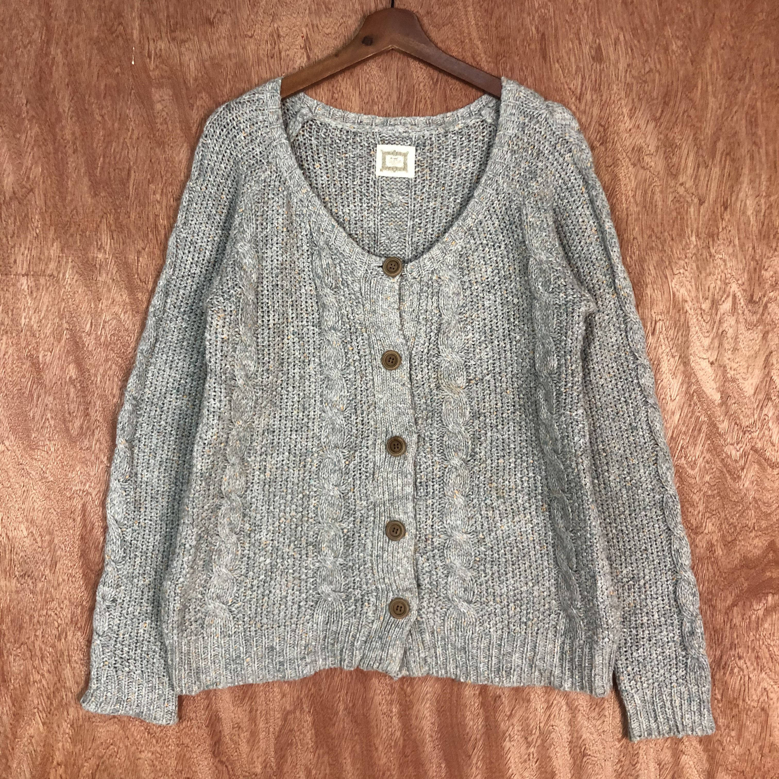 Homespun Knitwear Leciel Grey Shag Shaggy Knitwear #c550 Size US M / EU 48-50 / 2 - 3 Thumbnail