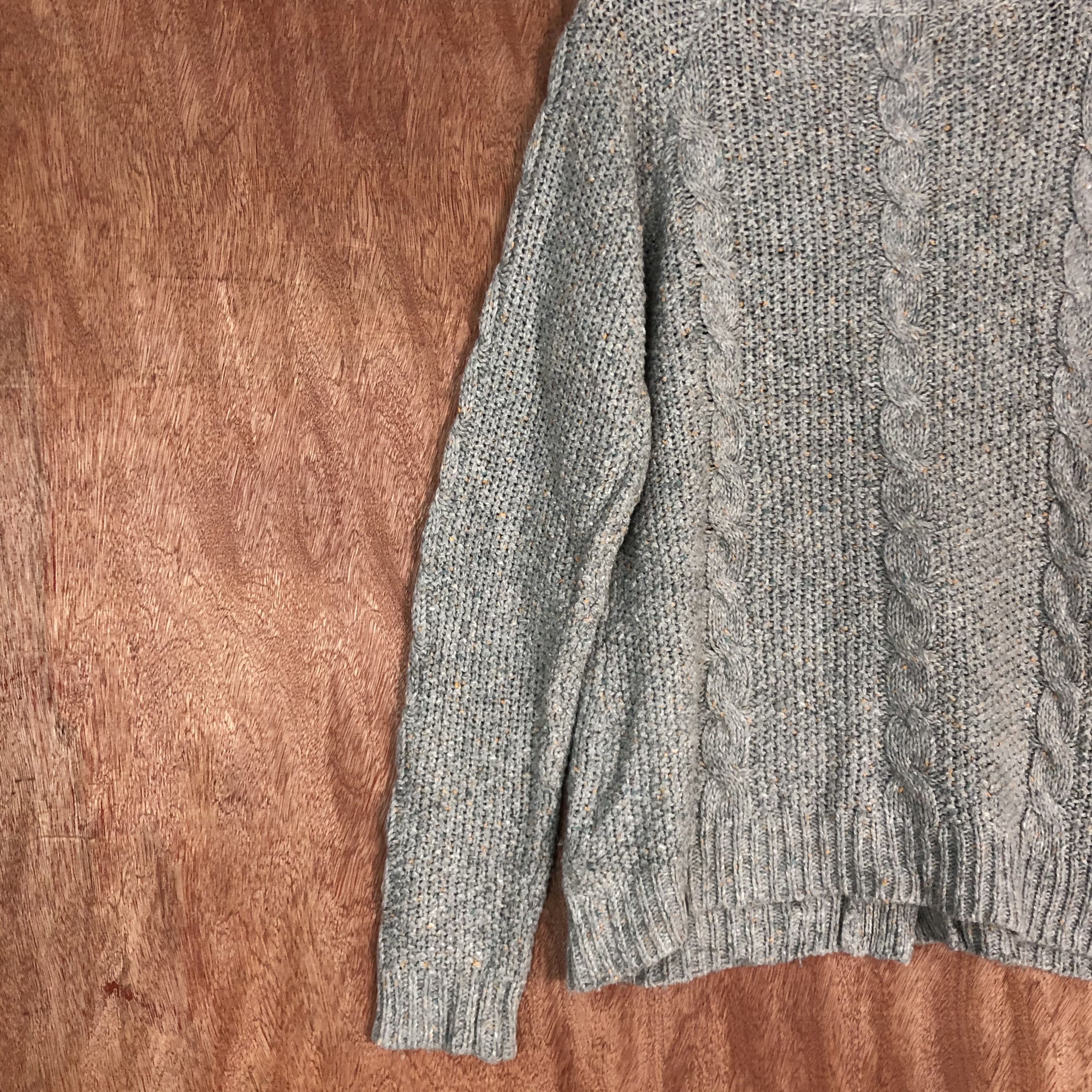 Homespun Knitwear Leciel Grey Shag Shaggy Knitwear #c550 Size US M / EU 48-50 / 2 - 16 Thumbnail