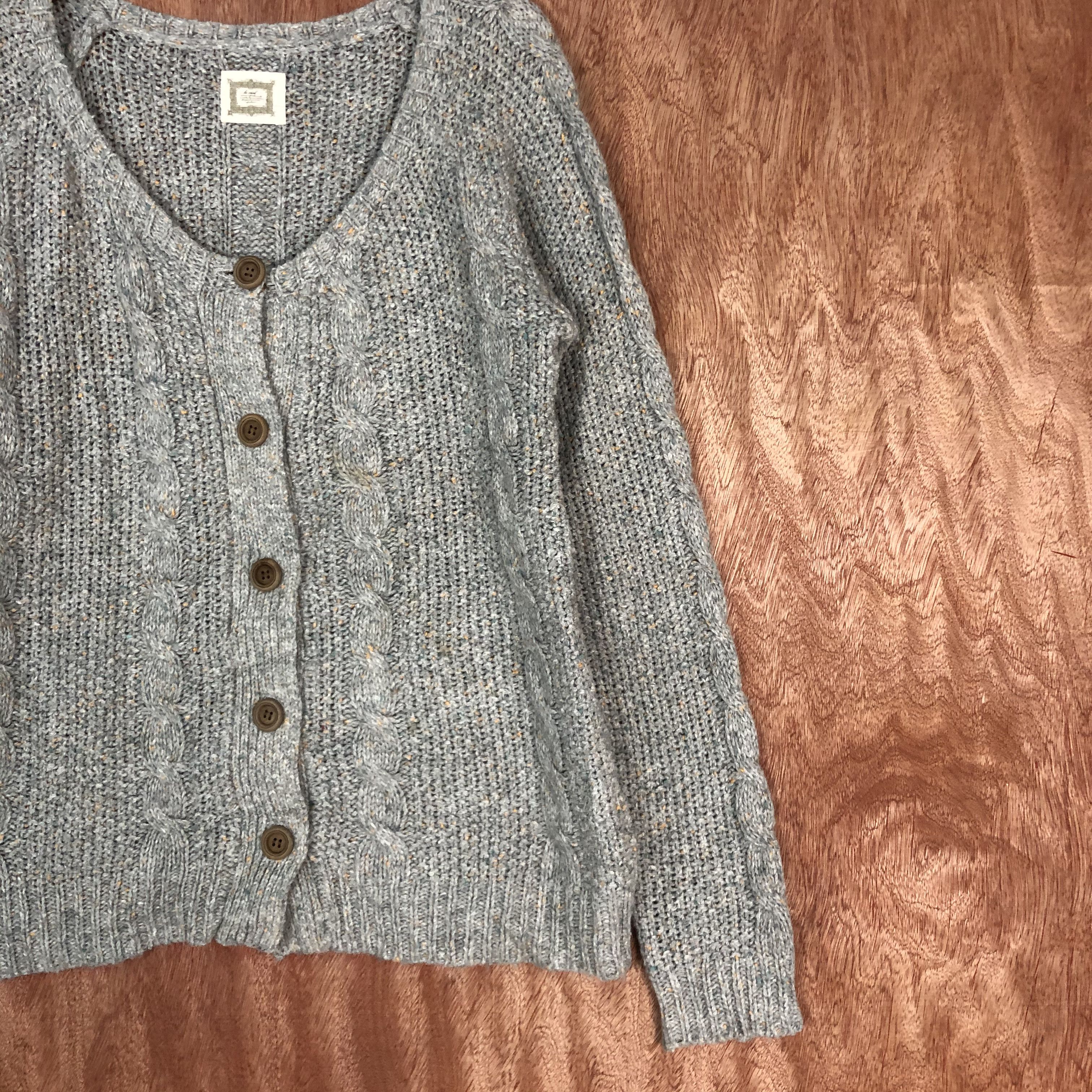 Homespun Knitwear Leciel Grey Shag Shaggy Knitwear #c550 Size US M / EU 48-50 / 2 - 5 Thumbnail