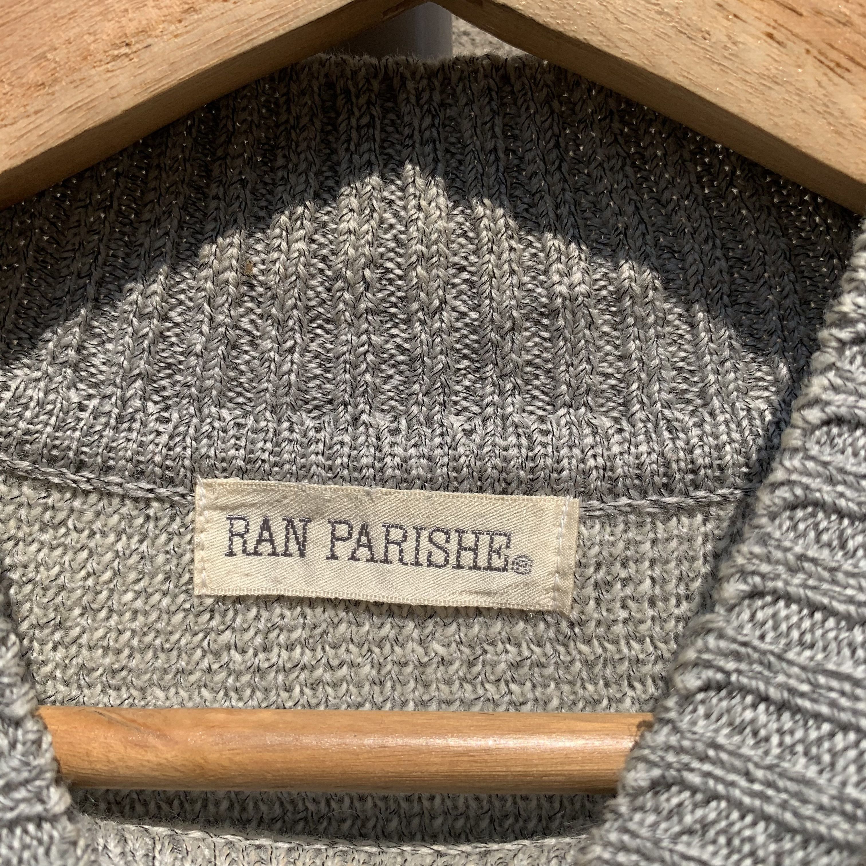 Japanese Brand RAN PARISHE Japan Knit Jumper Arts Double Breast Sweater Size US M / EU 48-50 / 2 - 6 Thumbnail