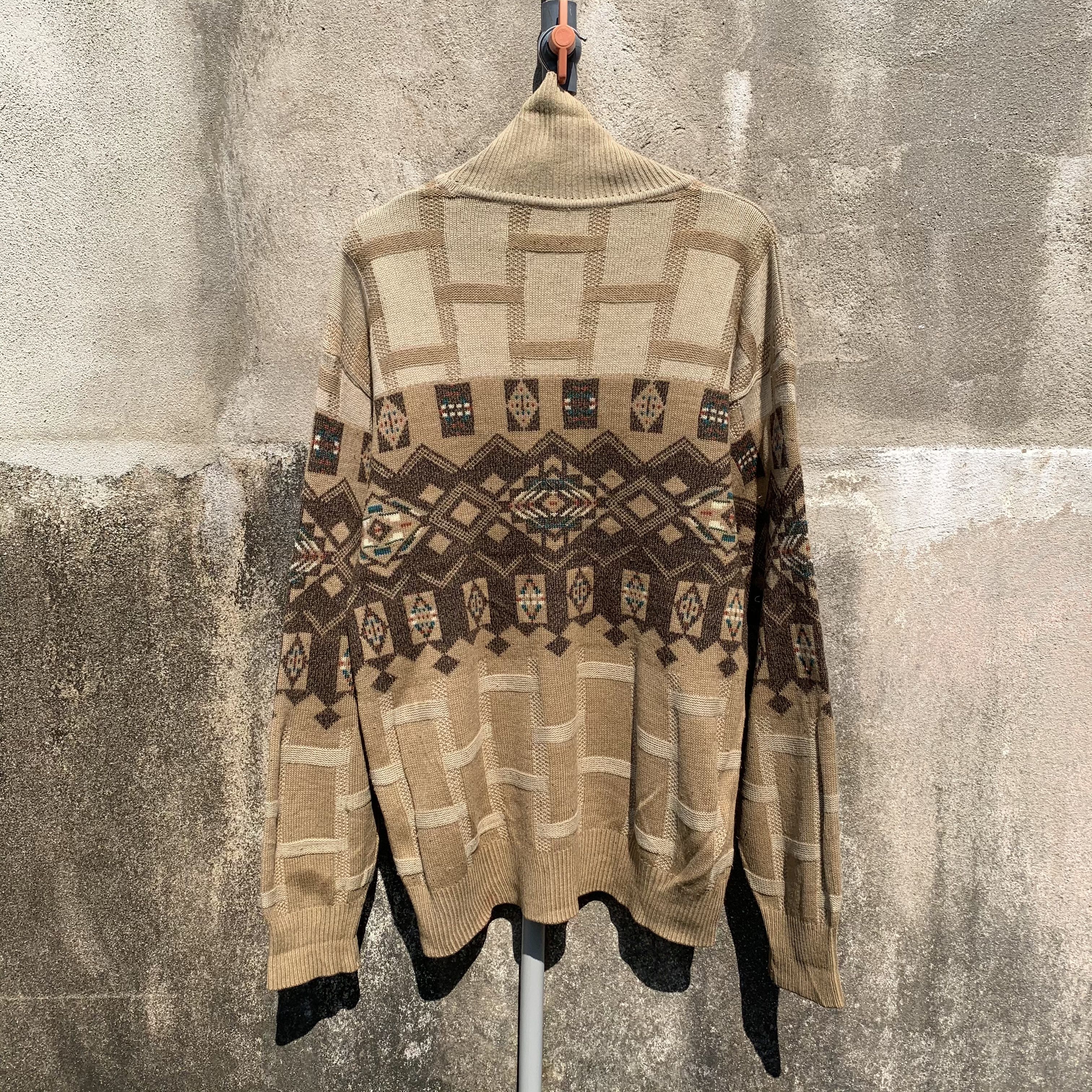 Japanese Brand Navajo Japanese Brand Knit Baggy VERYRARE Turtleneck Sweater Size US S / EU 44-46 / 1 - 10 Thumbnail