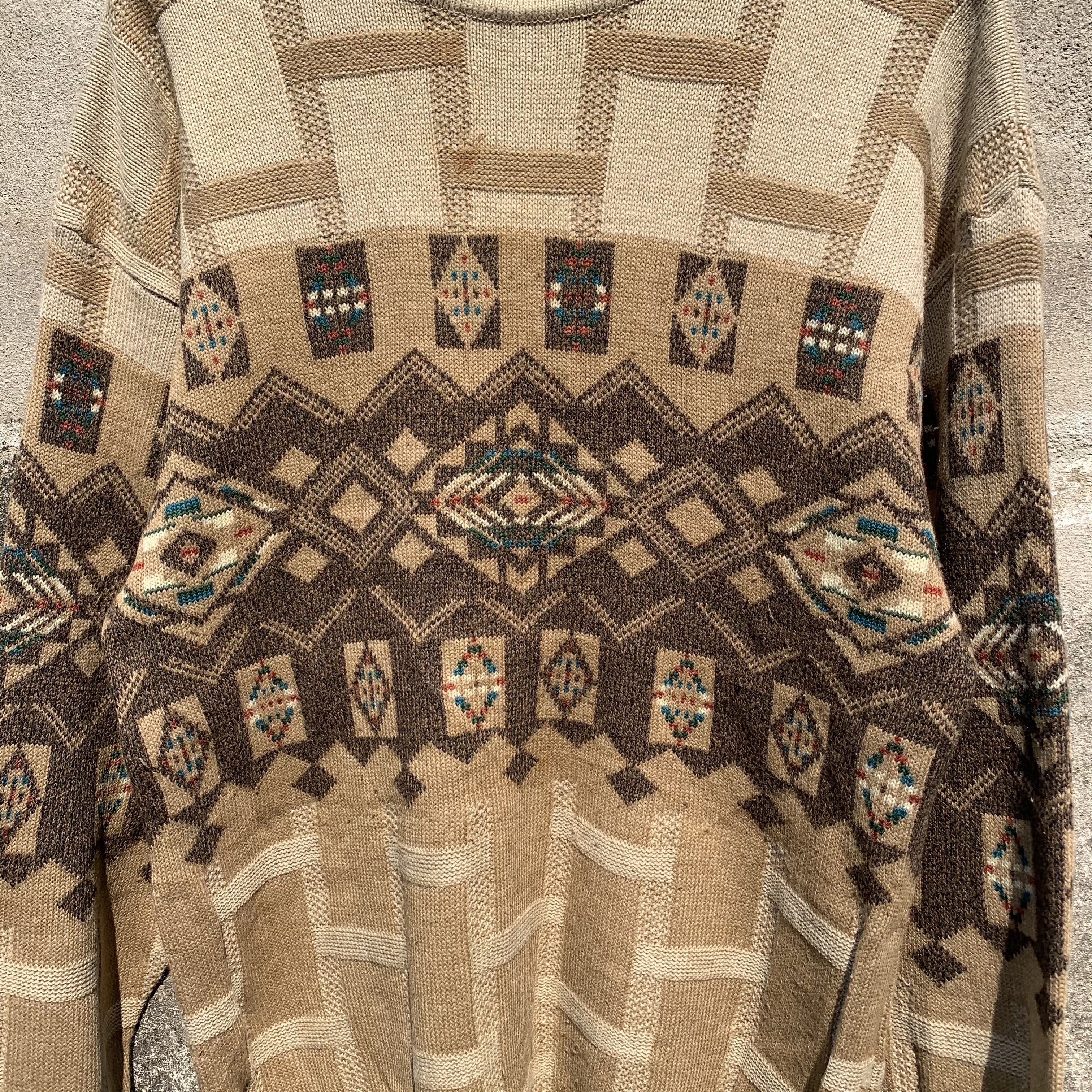 Japanese Brand Navajo Japanese Brand Knit Baggy VERYRARE Turtleneck Sweater Size US S / EU 44-46 / 1 - 4 Thumbnail