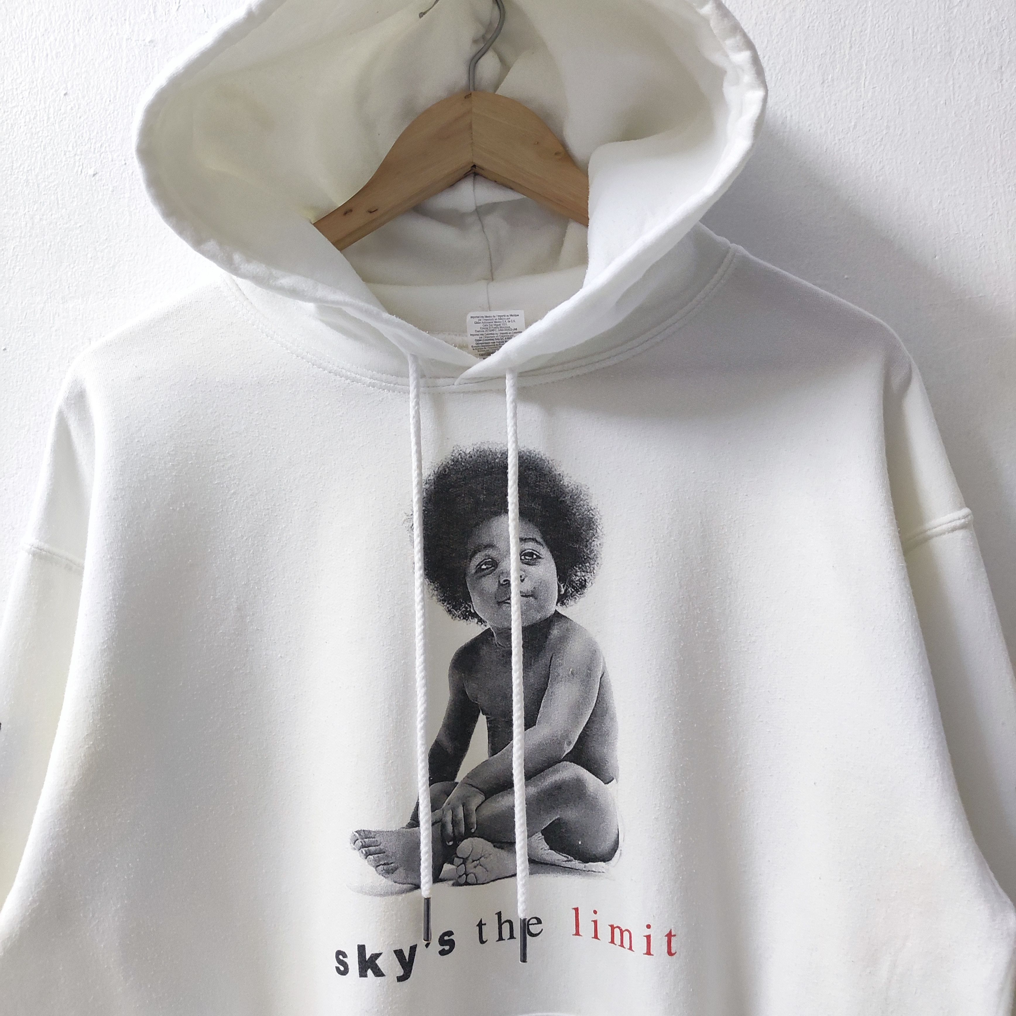 Rap Tees VINTAGE BIGGIE SMALLS SKY'S THE LIMIT HOODIE Size US M / EU 48-50 / 2 - 2 Thumbnail