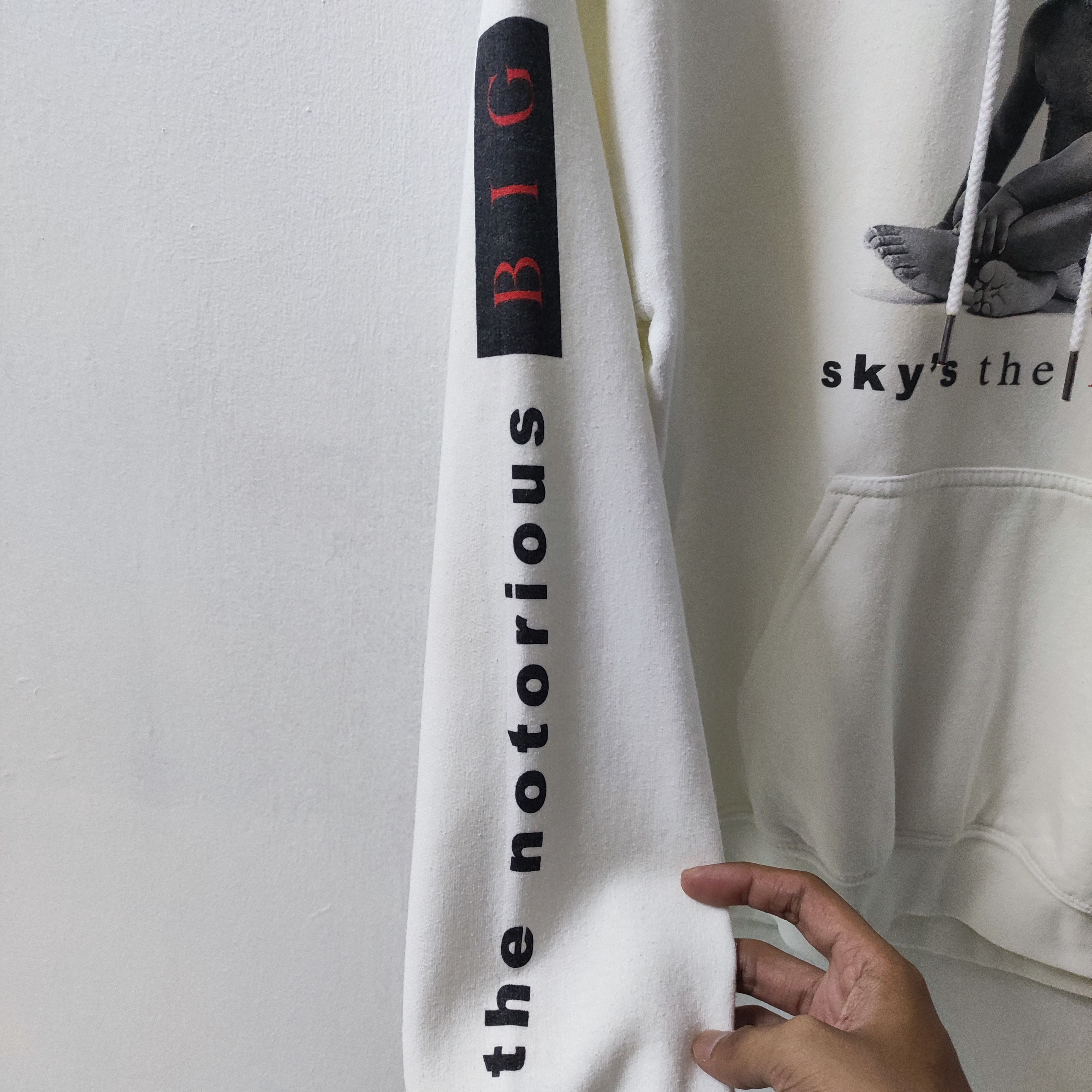Rap Tees VINTAGE BIGGIE SMALLS SKY'S THE LIMIT HOODIE Size US M / EU 48-50 / 2 - 6 Thumbnail