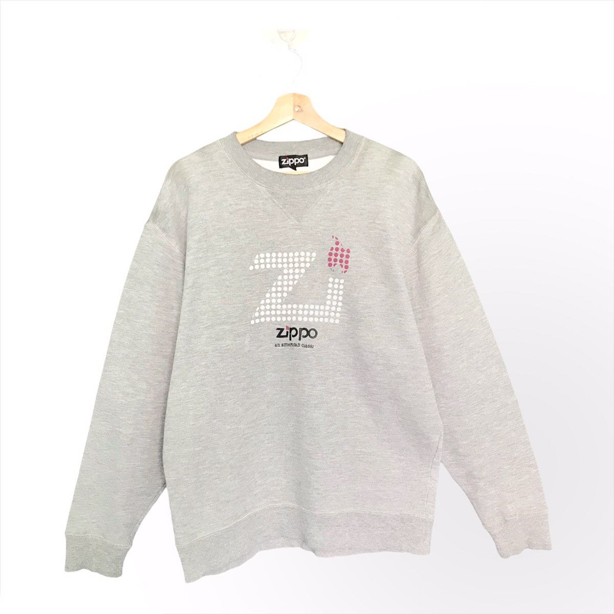 Vintage × Zippo Vintage 90s Zippo An American Classic Crewneck Sweatshirt L Size US L / EU 52-54 / 3 - 1 Thumbnail