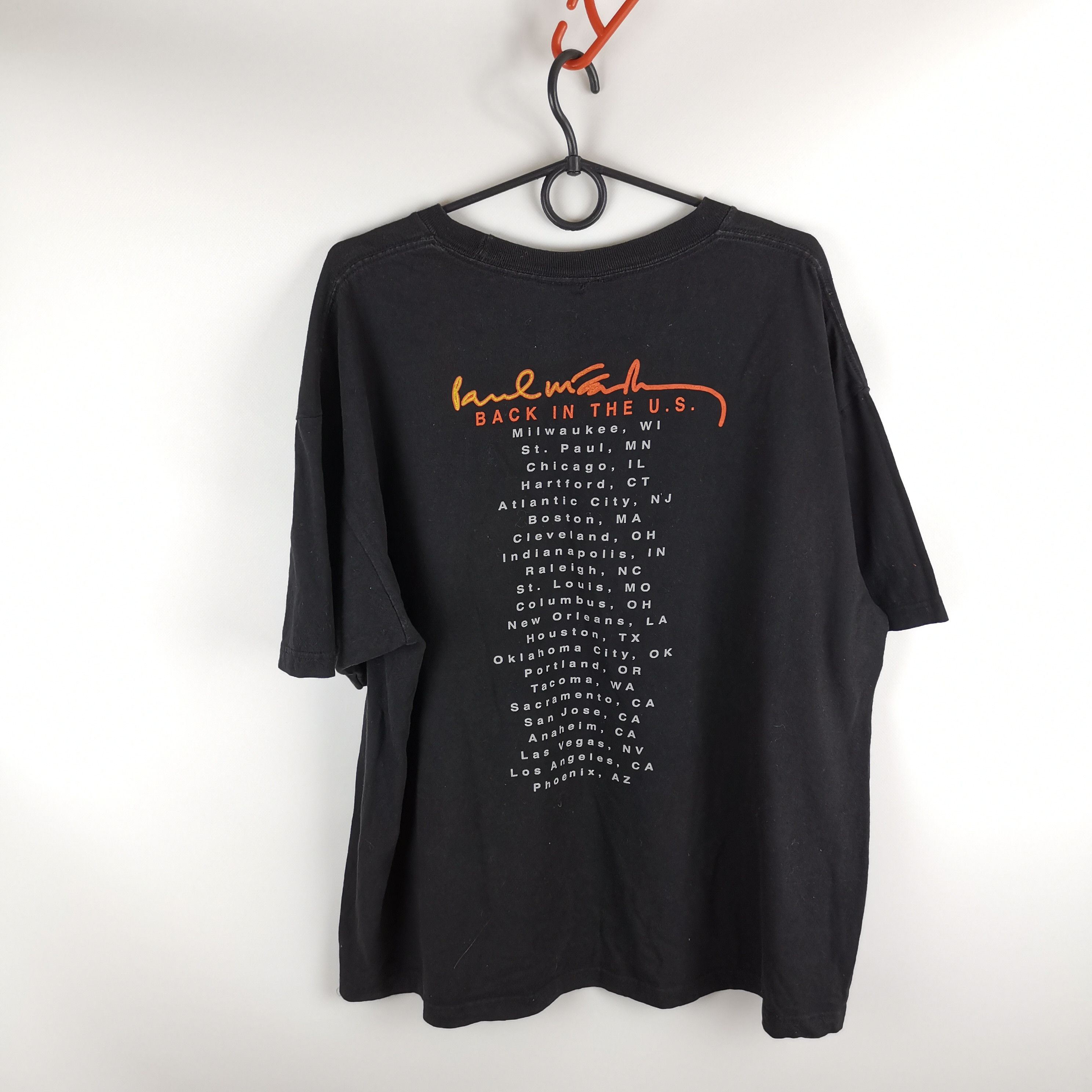 Band Tees Vintage Paul McCartney 2002 Back in the U. S. A. TOUR Size US XL / EU 56 / 4 - 2 Thumbnail