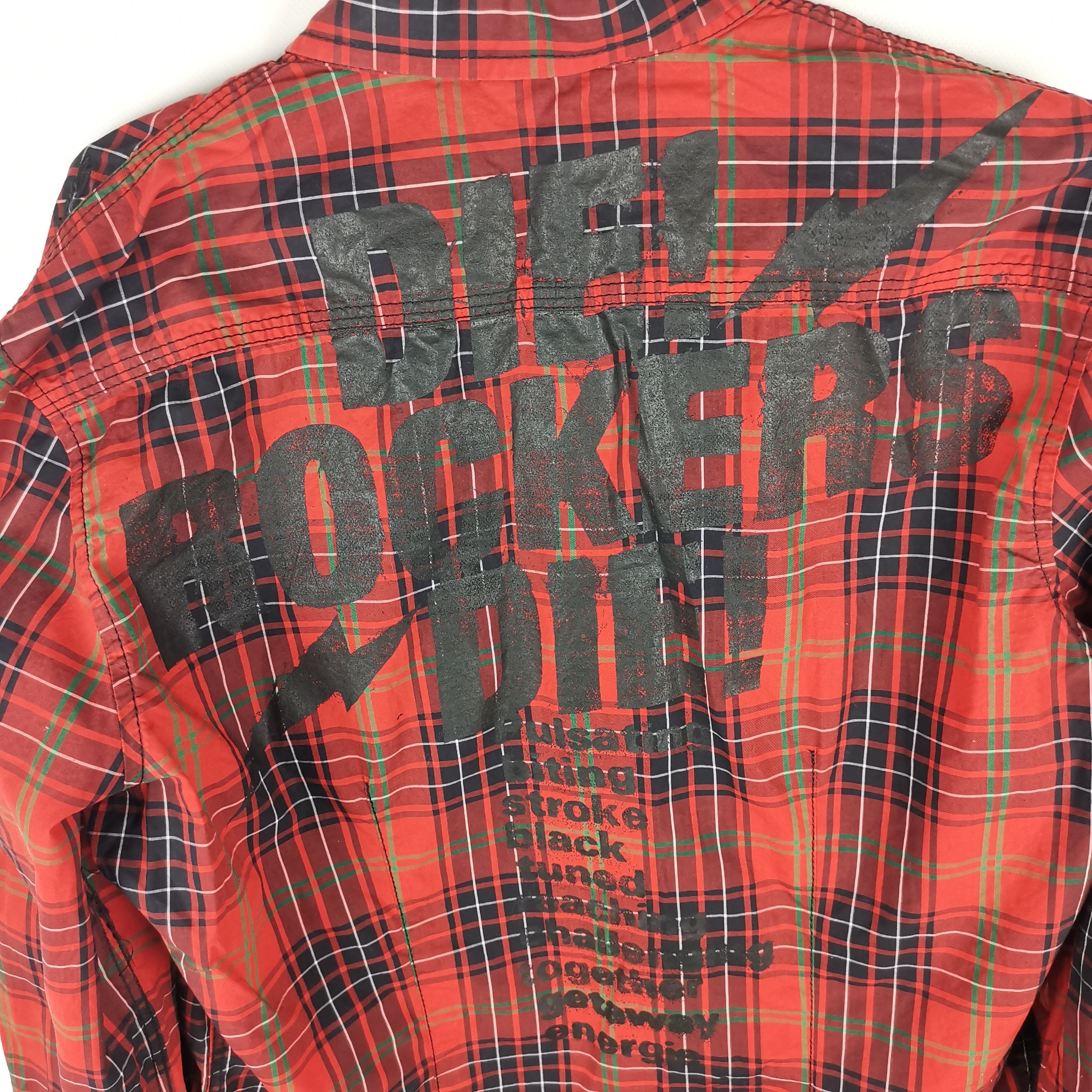 Sixty Die rockers die plaid shirt red made in Italy Size US XL / EU 56 / 4 - 5 Thumbnail