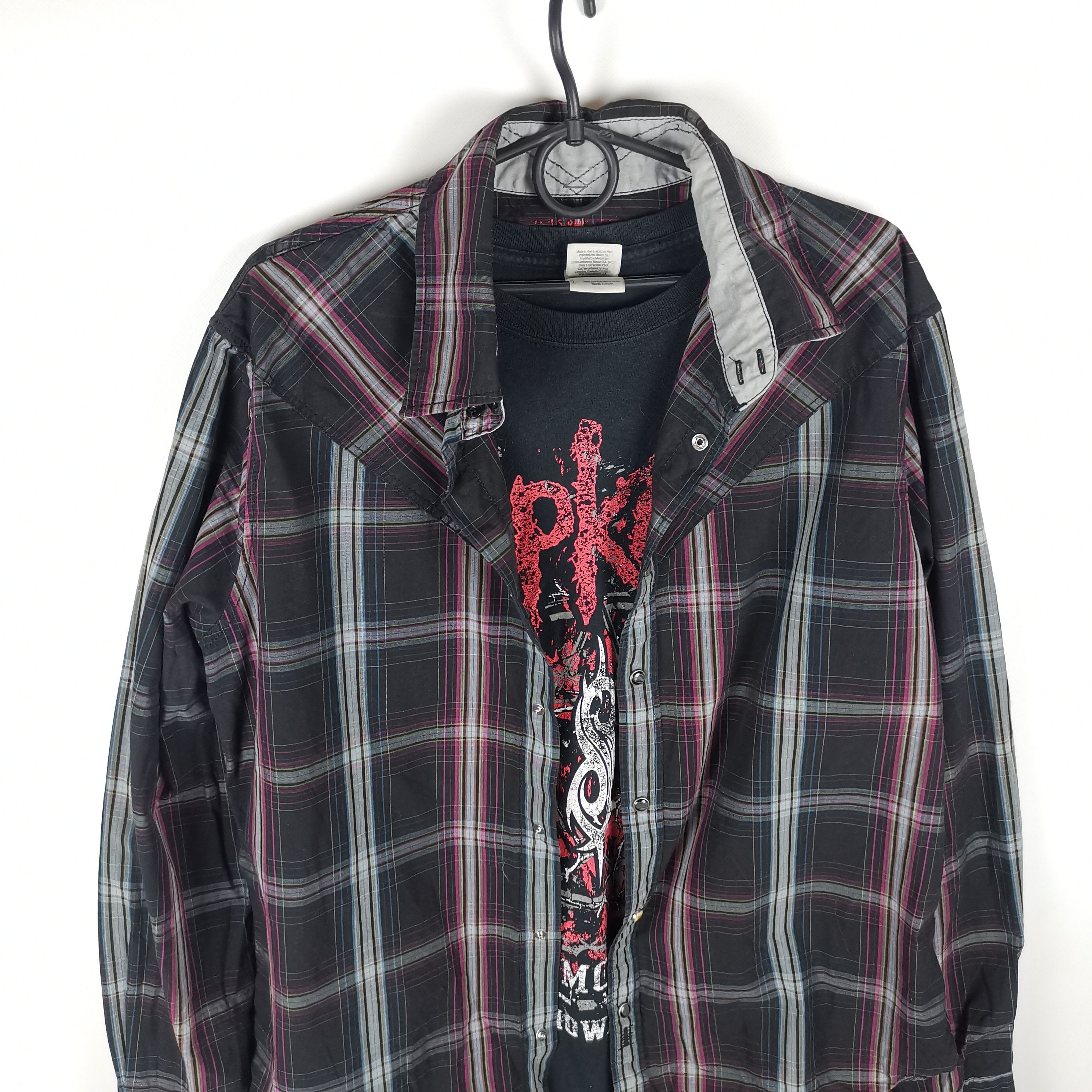 Levi's Levis Indian Skull check plaid shirt overshirt Size US L / EU 52-54 / 3 - 4 Thumbnail