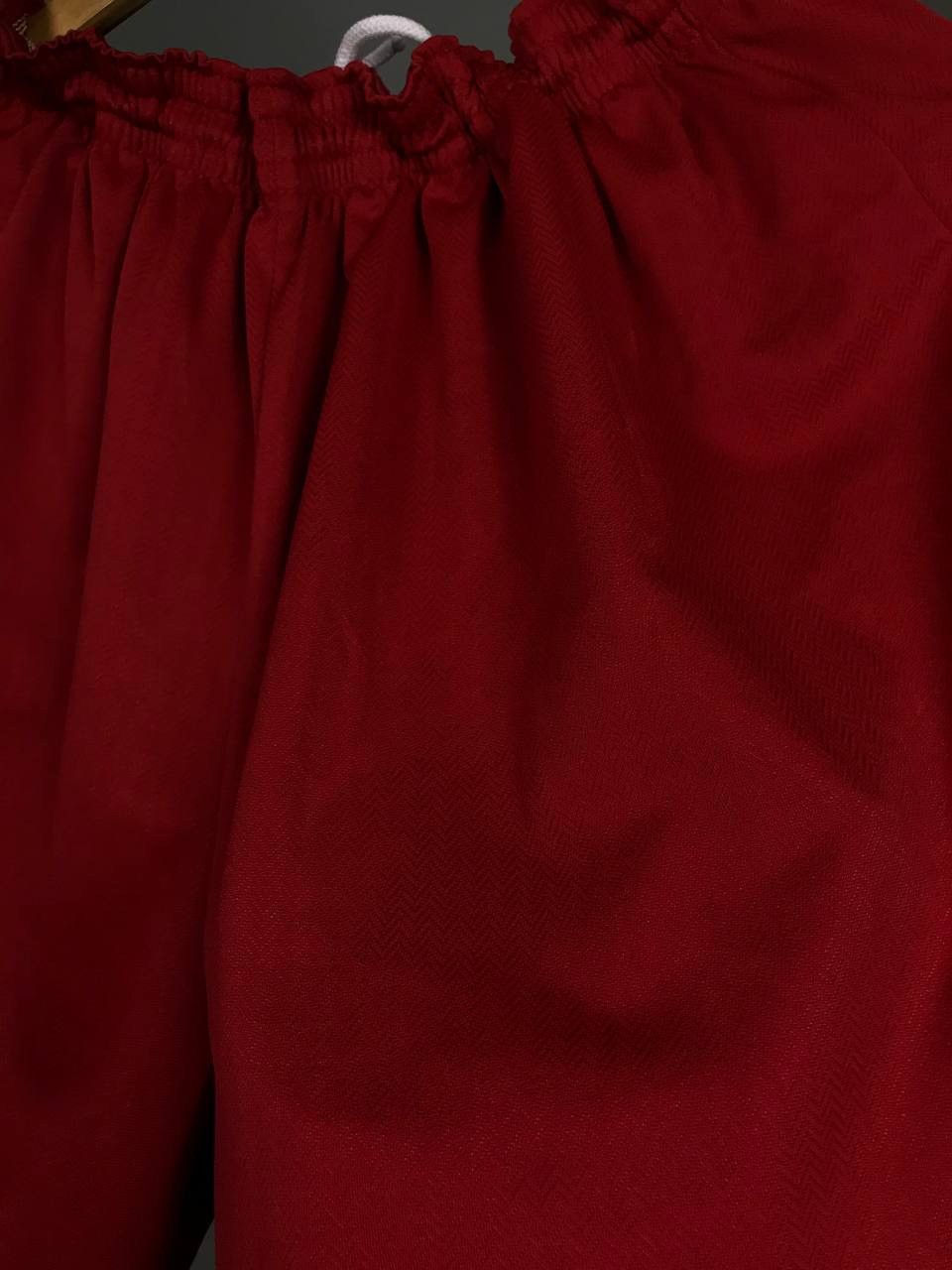 Nike × Vintage Nike swoosh streetwear vintage red shorts Size US 36 / EU 52 - 8 Thumbnail