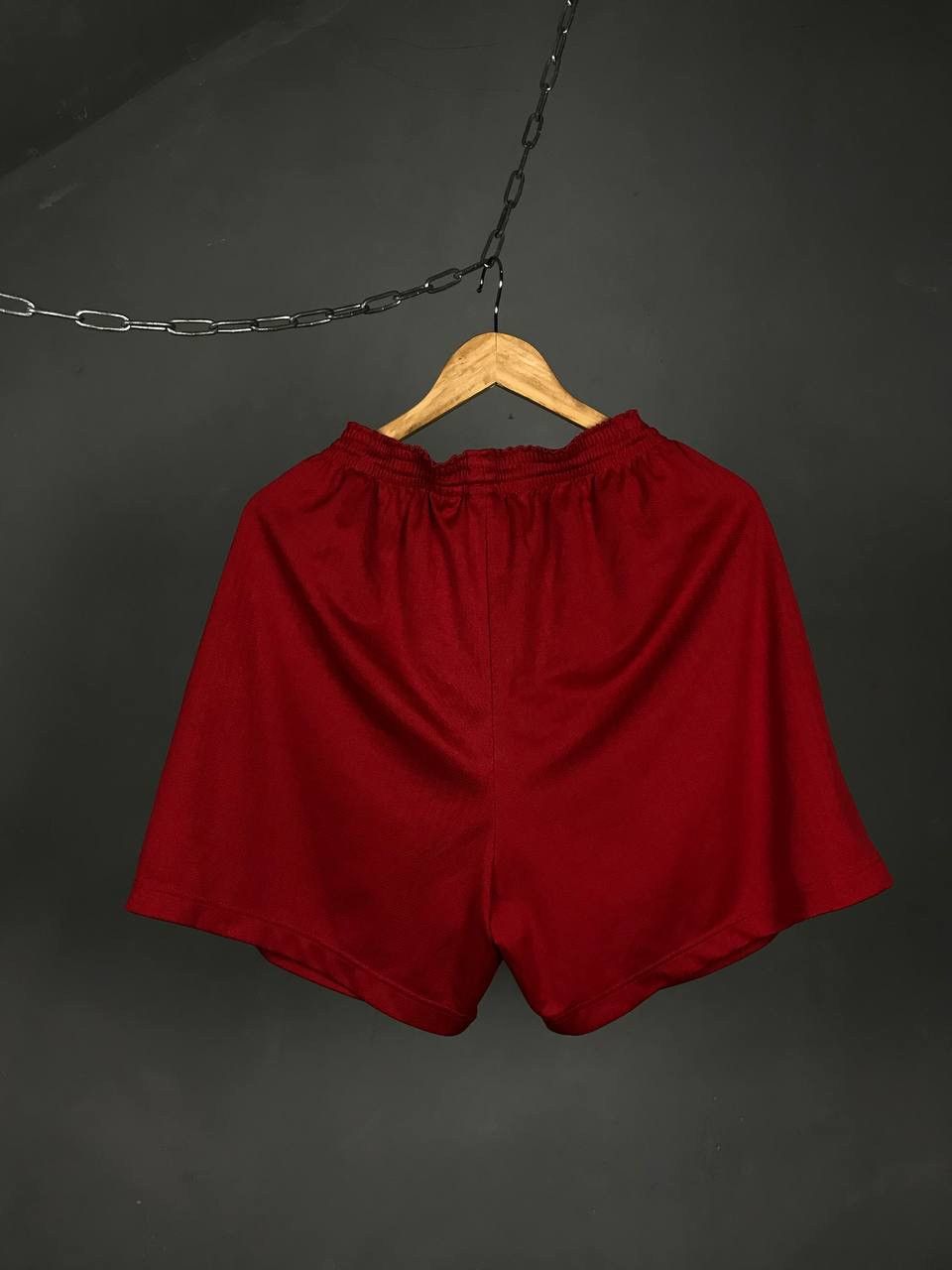 Nike × Vintage Nike swoosh streetwear vintage red shorts Size US 36 / EU 52 - 6 Thumbnail