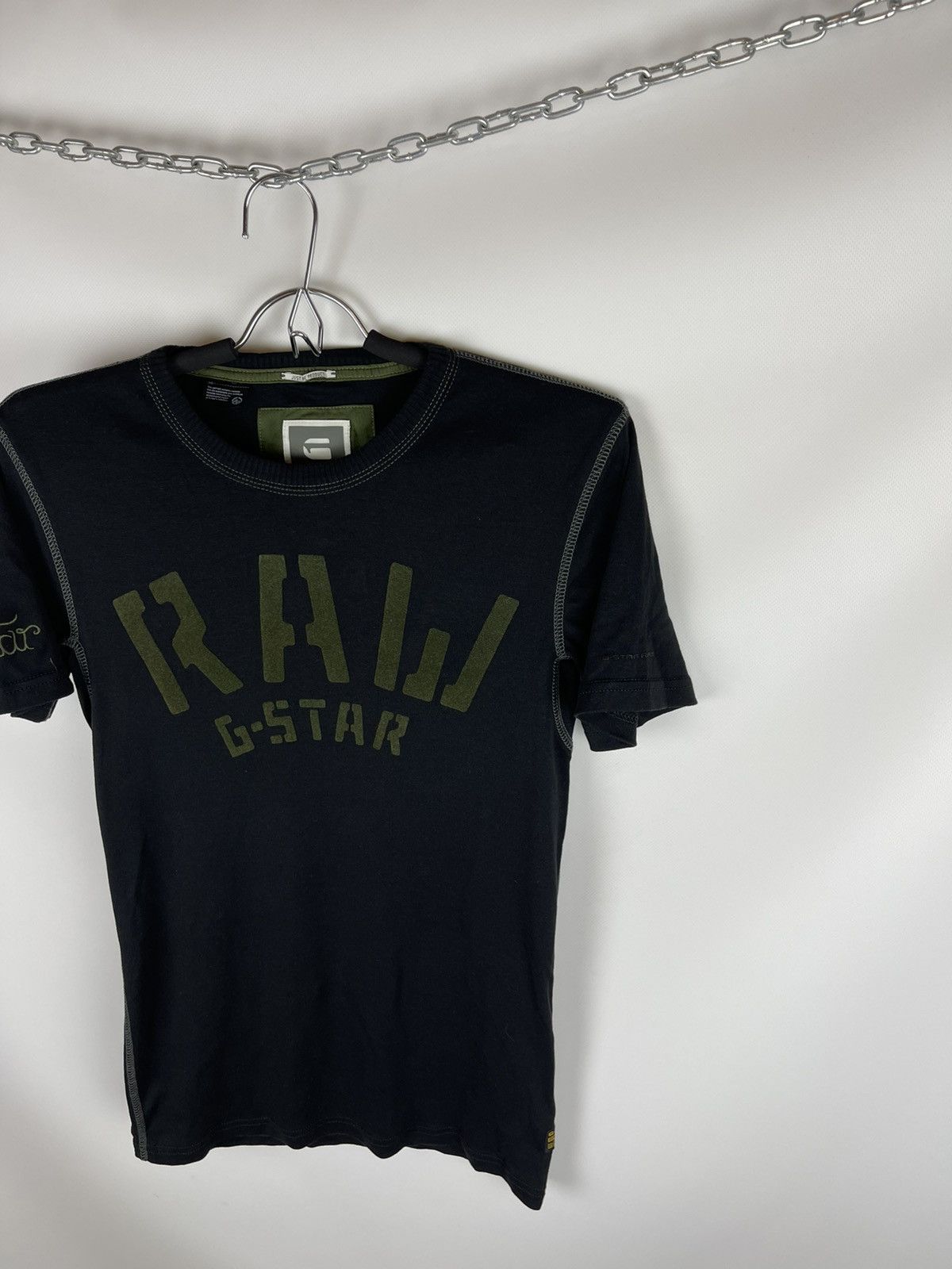 G-Star G-Star Raw key r t s/s big logo tee shirt Size US M / EU 48-50 / 2 - 4 Thumbnail