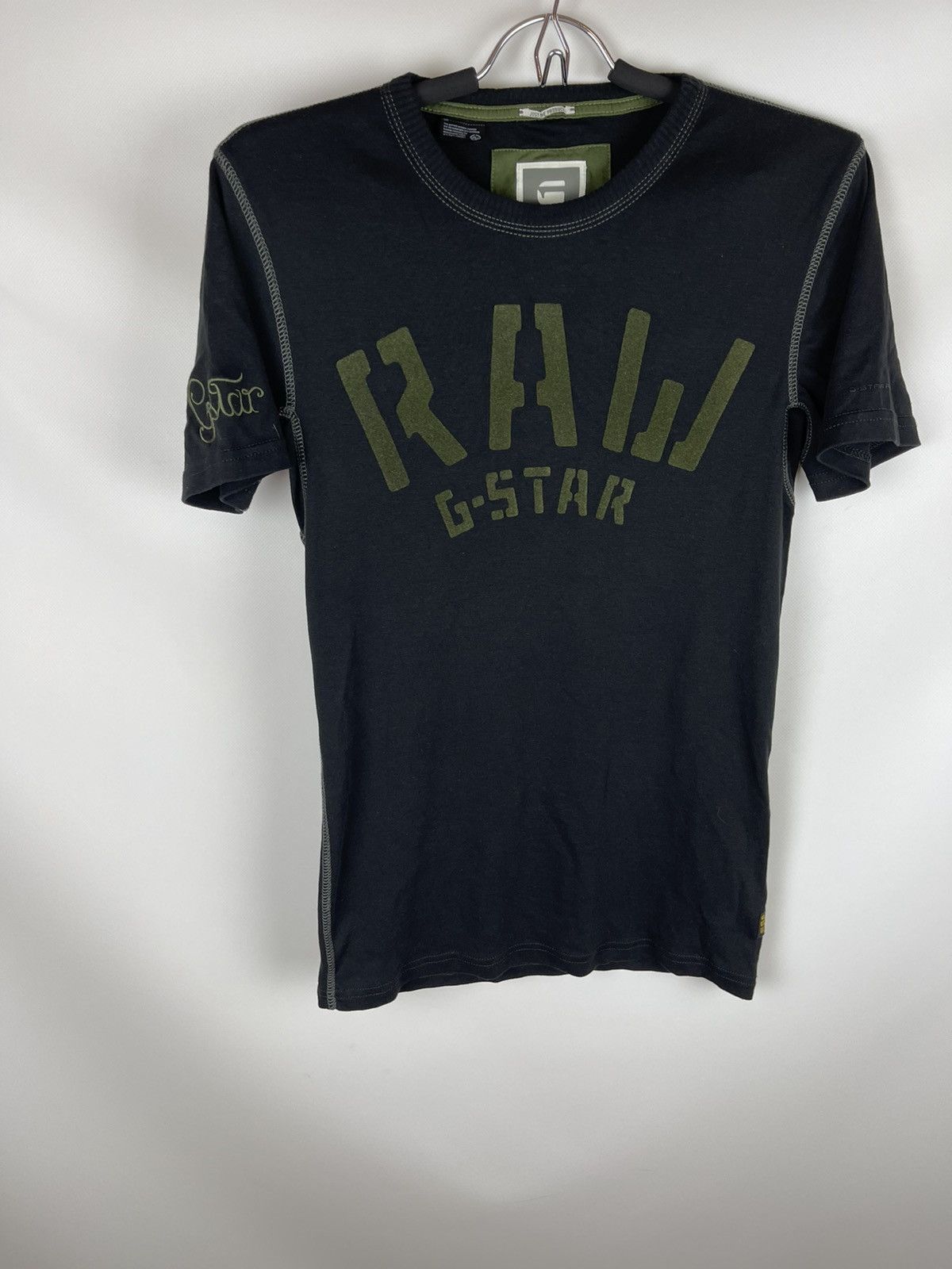G-Star G-Star Raw key r t s/s big logo tee shirt Size US M / EU 48-50 / 2 - 3 Thumbnail