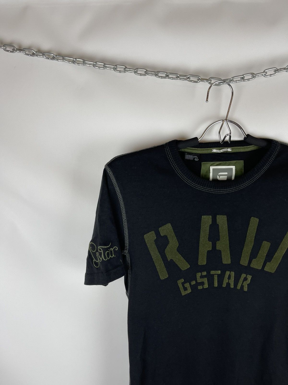G-Star G-Star Raw key r t s/s big logo tee shirt Size US M / EU 48-50 / 2 - 2 Thumbnail