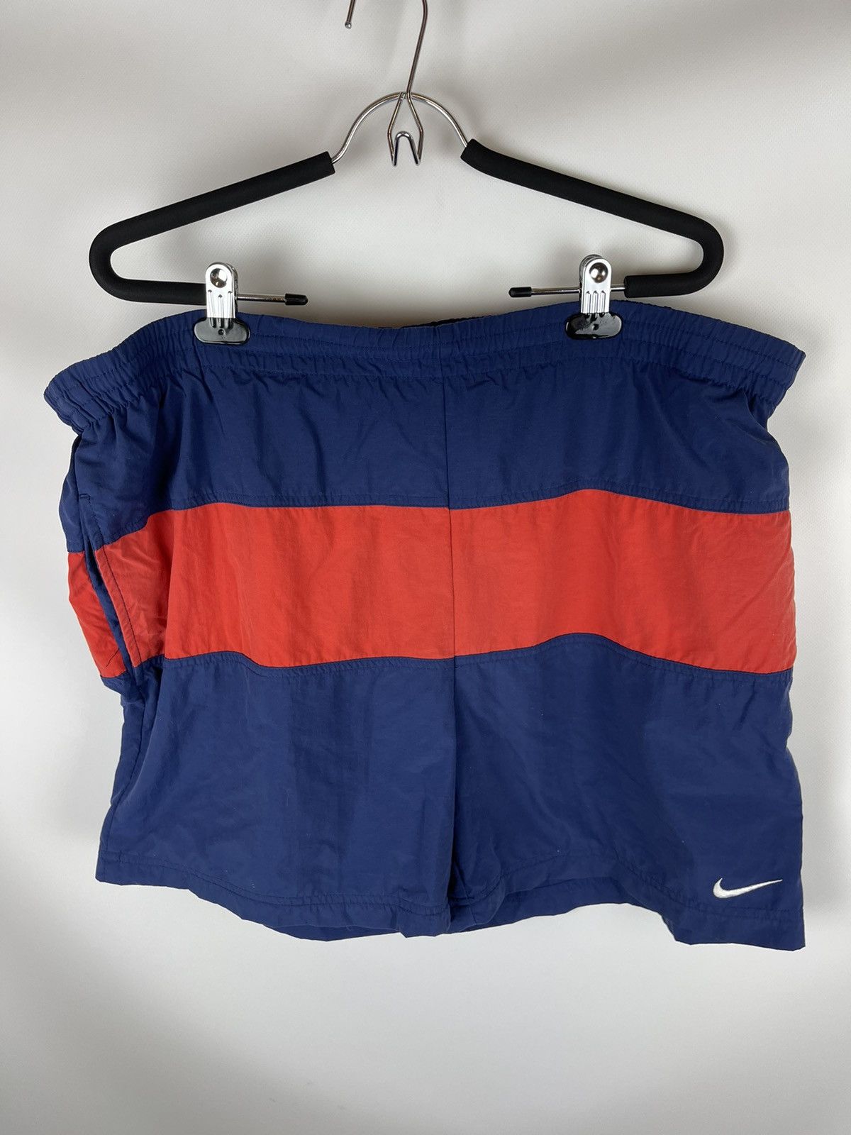 Nike Nike Vintage 90s big swoosh double logo casual shorts Size US 36 / EU 52 - 6 Thumbnail