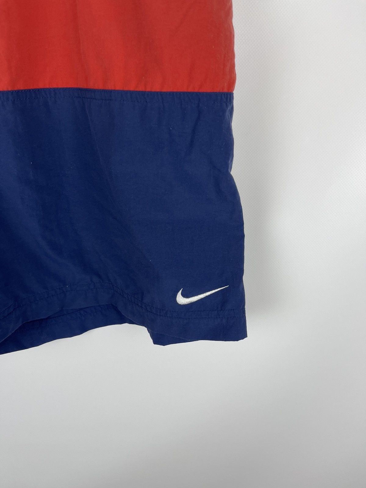 Nike Nike Vintage 90s big swoosh double logo casual shorts Size US 36 / EU 52 - 5 Thumbnail