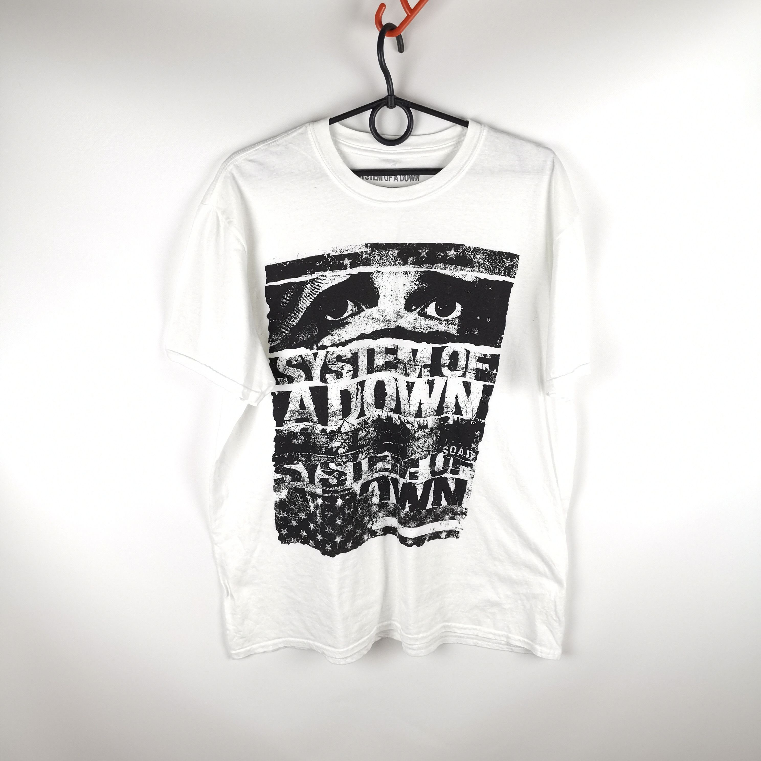 Band Tees System of a down 2016 white band tee shirt Size US XL / EU 56 / 4 - 2 Thumbnail
