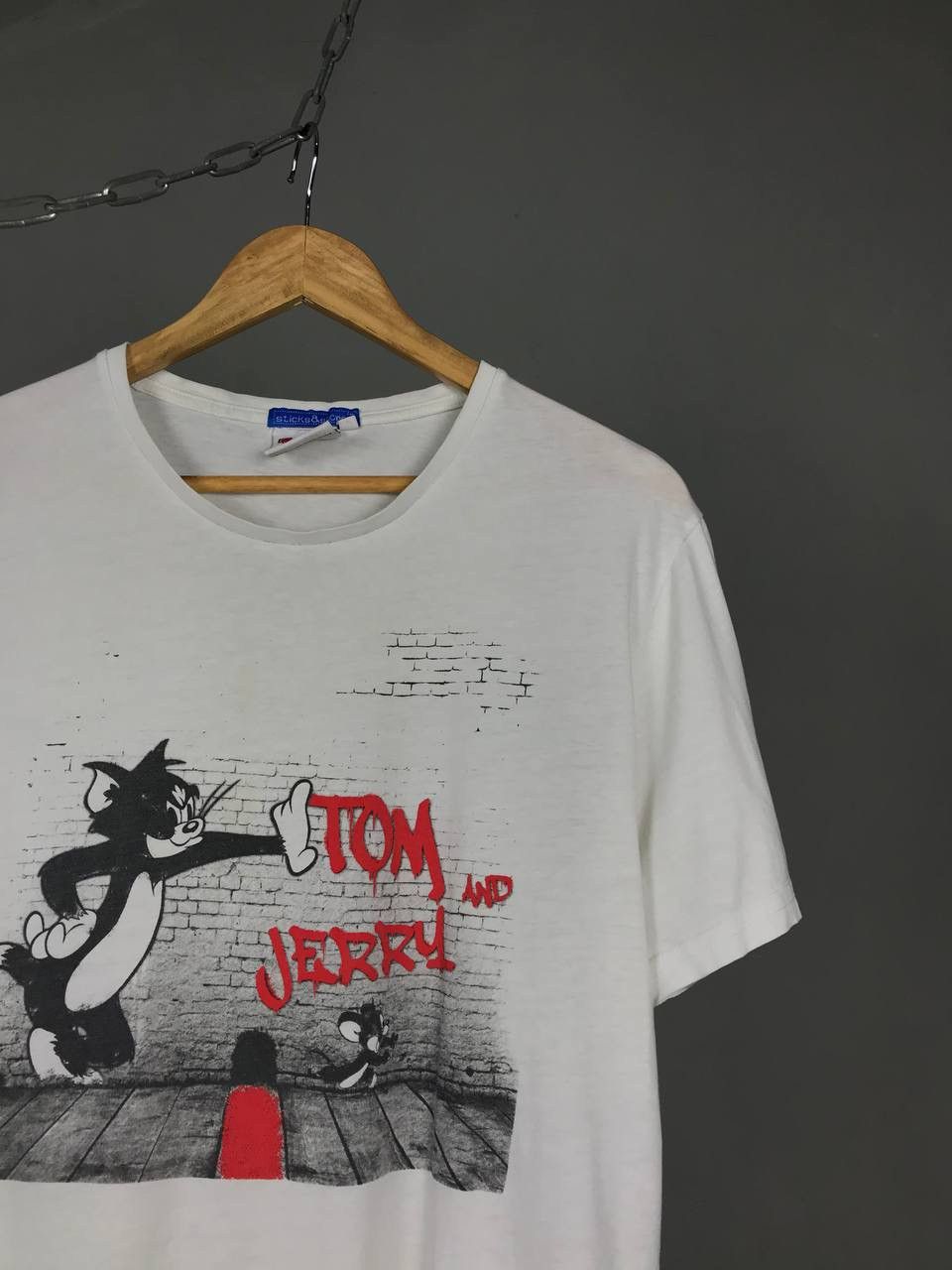 Vintage Tom & Jerry vintage movie cult tee Size US L / EU 52-54 / 3 - 2 Thumbnail
