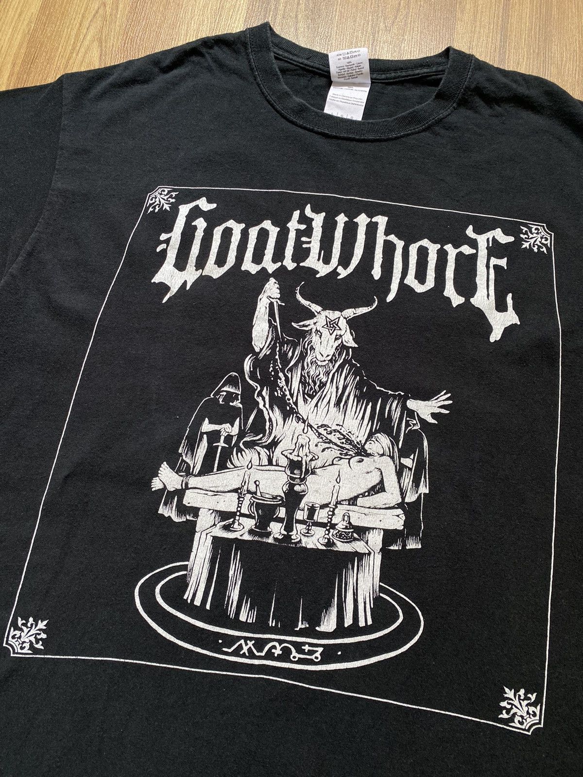 Band Tees Vintage Goatwhore Metal Band T Shirt Tee like Nile Deicide Size US L / EU 52-54 / 3 - 2 Thumbnail