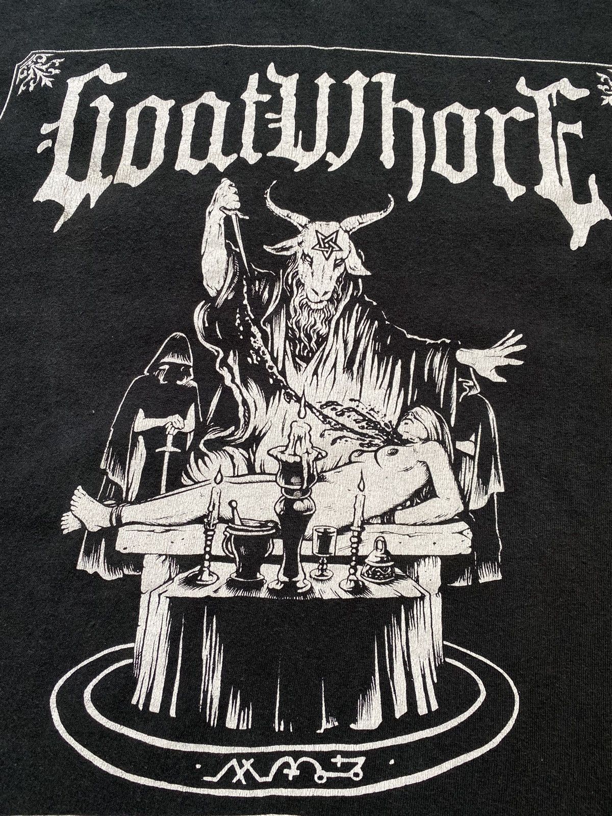 Band Tees Vintage Goatwhore Metal Band T Shirt Tee like Nile Deicide Size US L / EU 52-54 / 3 - 3 Thumbnail