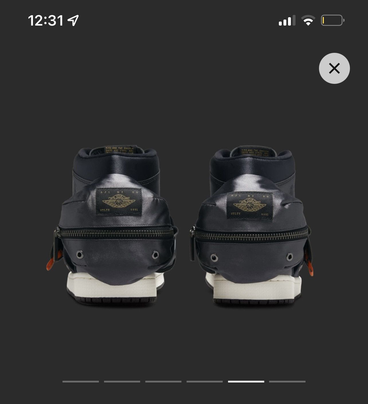 Jordan Brand Nike Air Jordan 1 Retro High OG SP Utility DN4336-001 Sz 12 Size US 12 / EU 45 - 6 Thumbnail