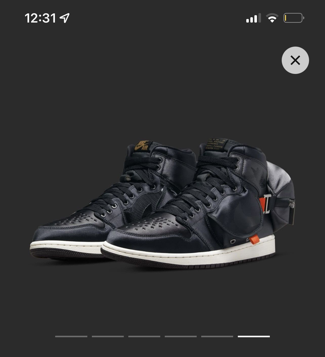 Jordan Brand Nike Air Jordan 1 Retro High OG SP Utility DN4336-001 Sz 12 Size US 12 / EU 45 - 3 Thumbnail