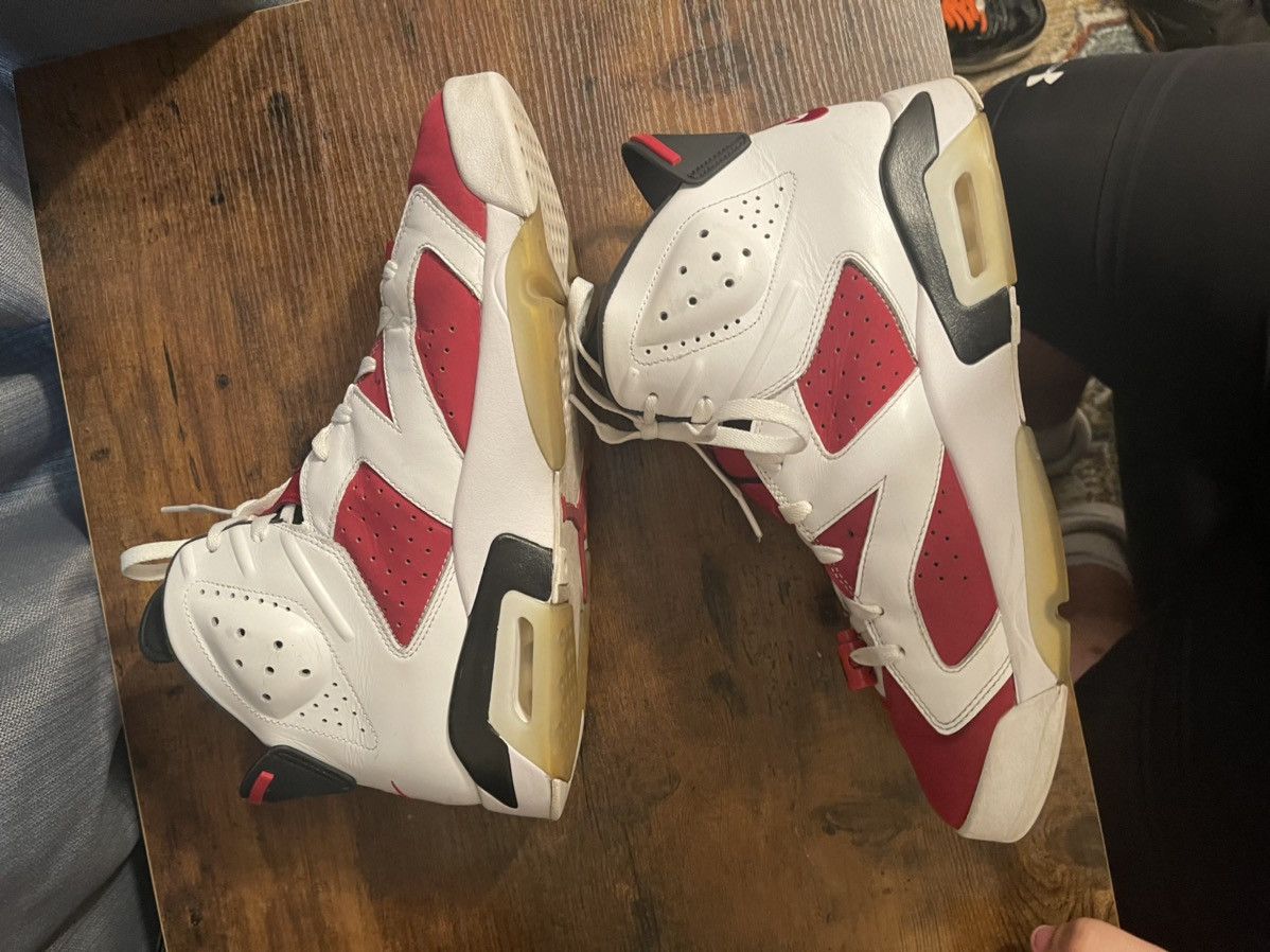Jordan Brand Jordan 6 Carmine 2021 Size US 13 / EU 46 - 4 Thumbnail