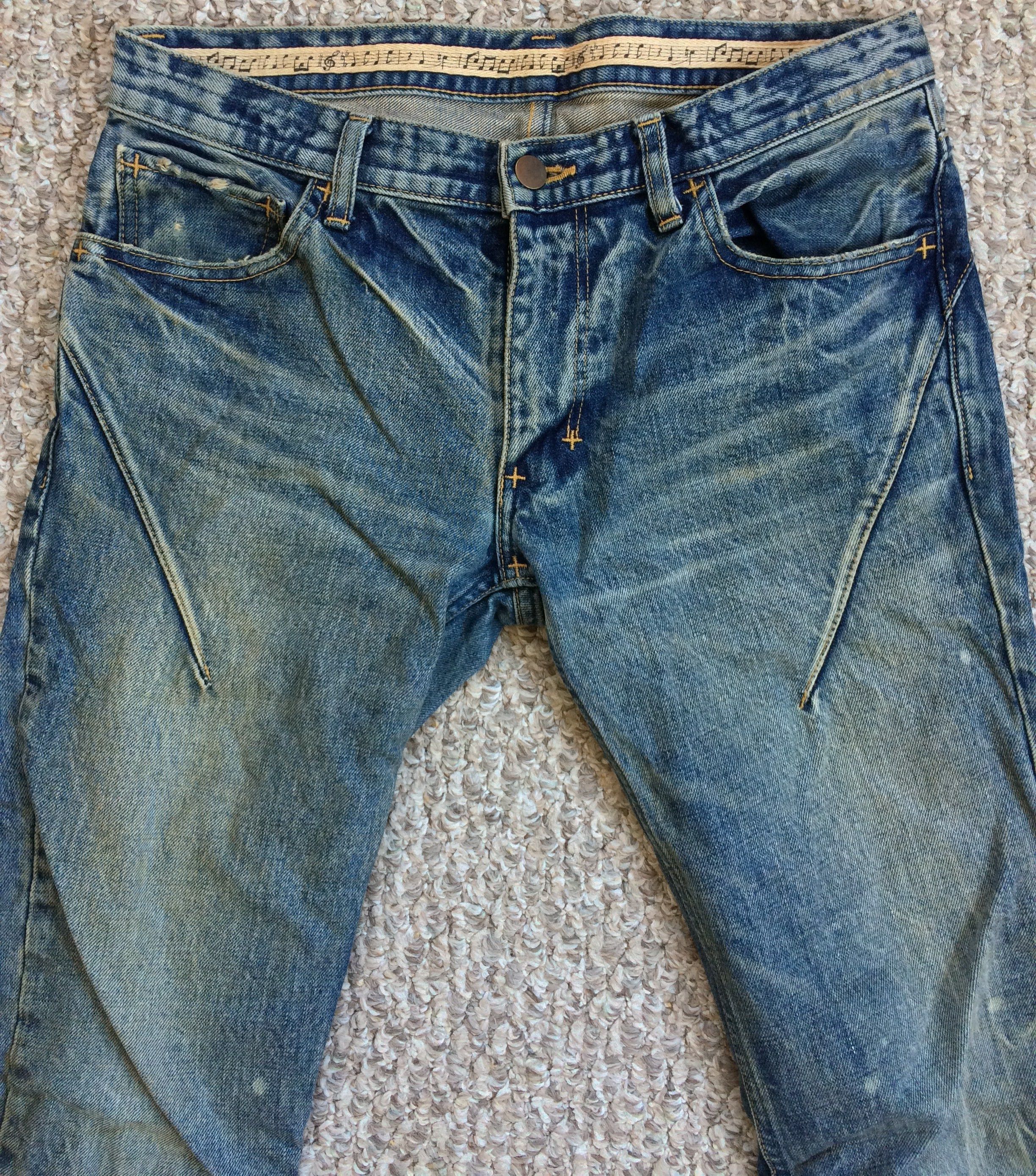 Number (N)ine Number (N)ine Distressed Denim Size US 30 / EU 46 - 2 Thumbnail