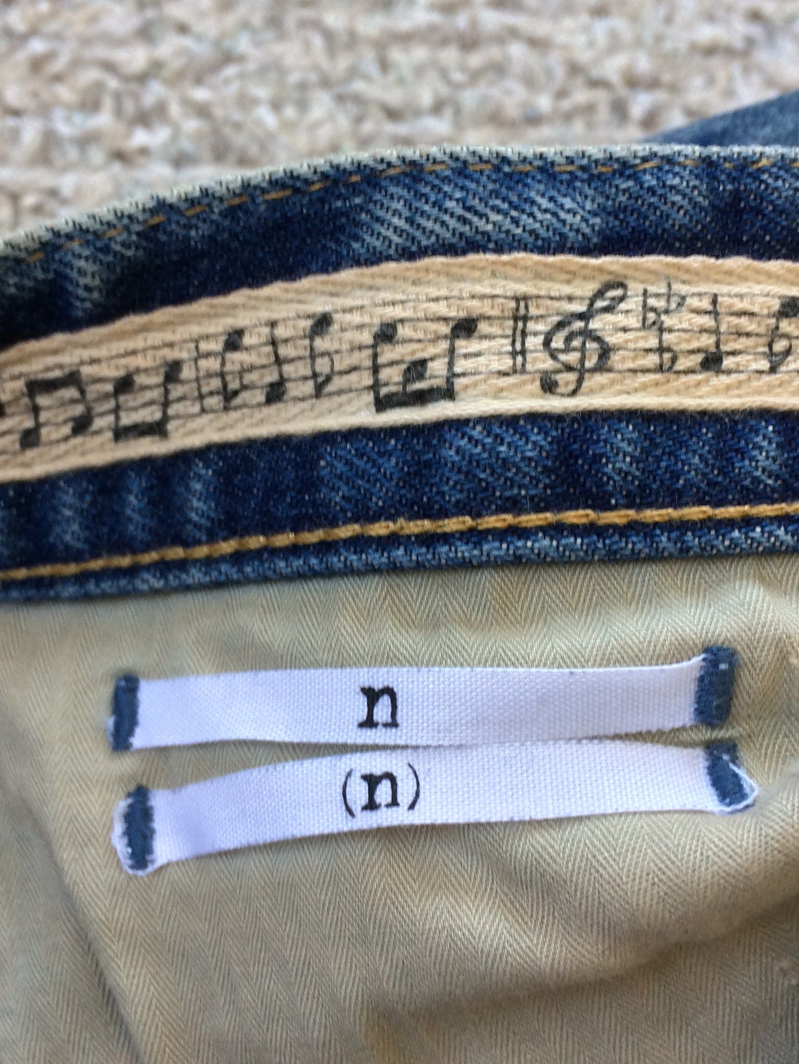 Number (N)ine Number (N)ine Distressed Denim Size US 30 / EU 46 - 6 Thumbnail