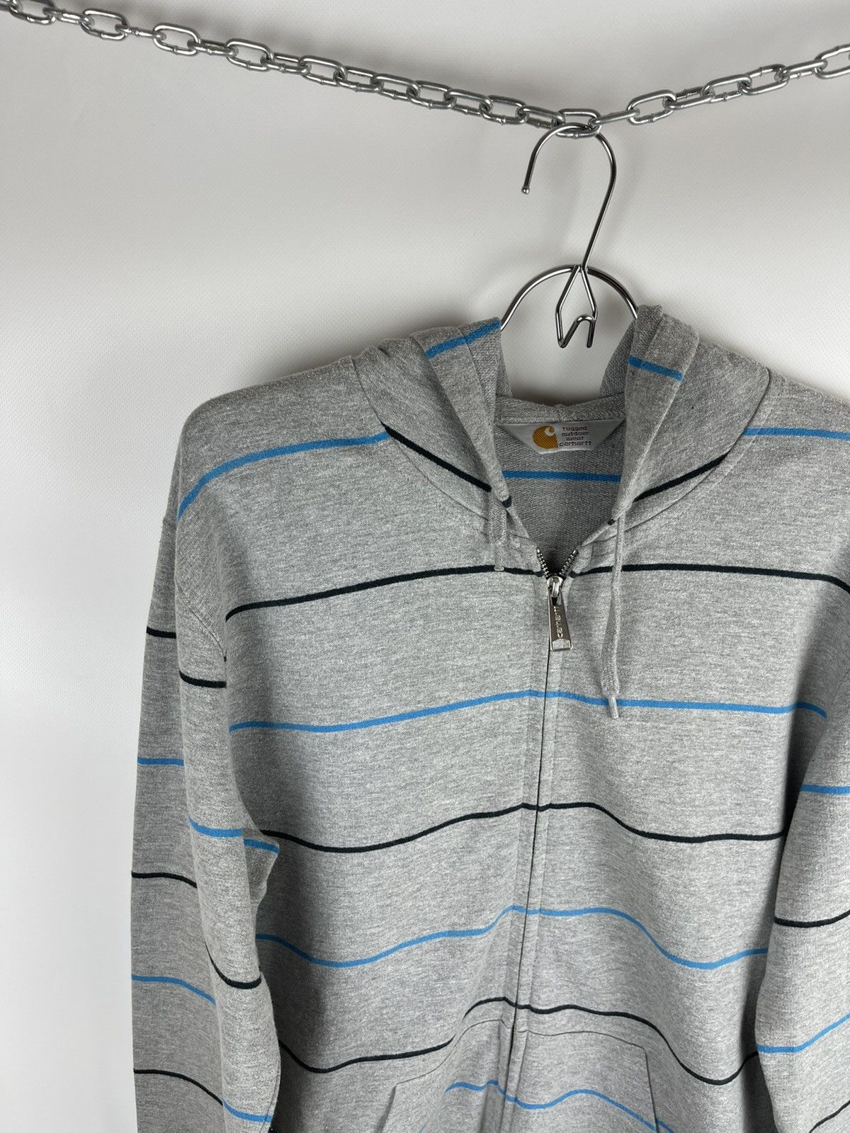Carhartt Carhartt WIP vintage hooded mellow cable stripe jacket Size US M / EU 48-50 / 2 - 2 Thumbnail