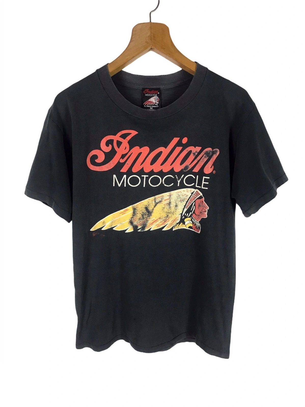 Indian Motercycles × Vintage VTG INDIAN MOTORCYCLE PRINTED