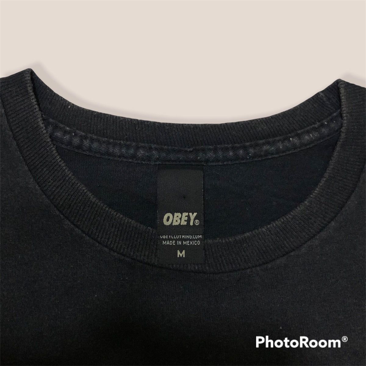 Obey × Vintage Vintage Obey Posse Metal Skull Big Print Tee Size US M / EU 48-50 / 2 - 4 Thumbnail