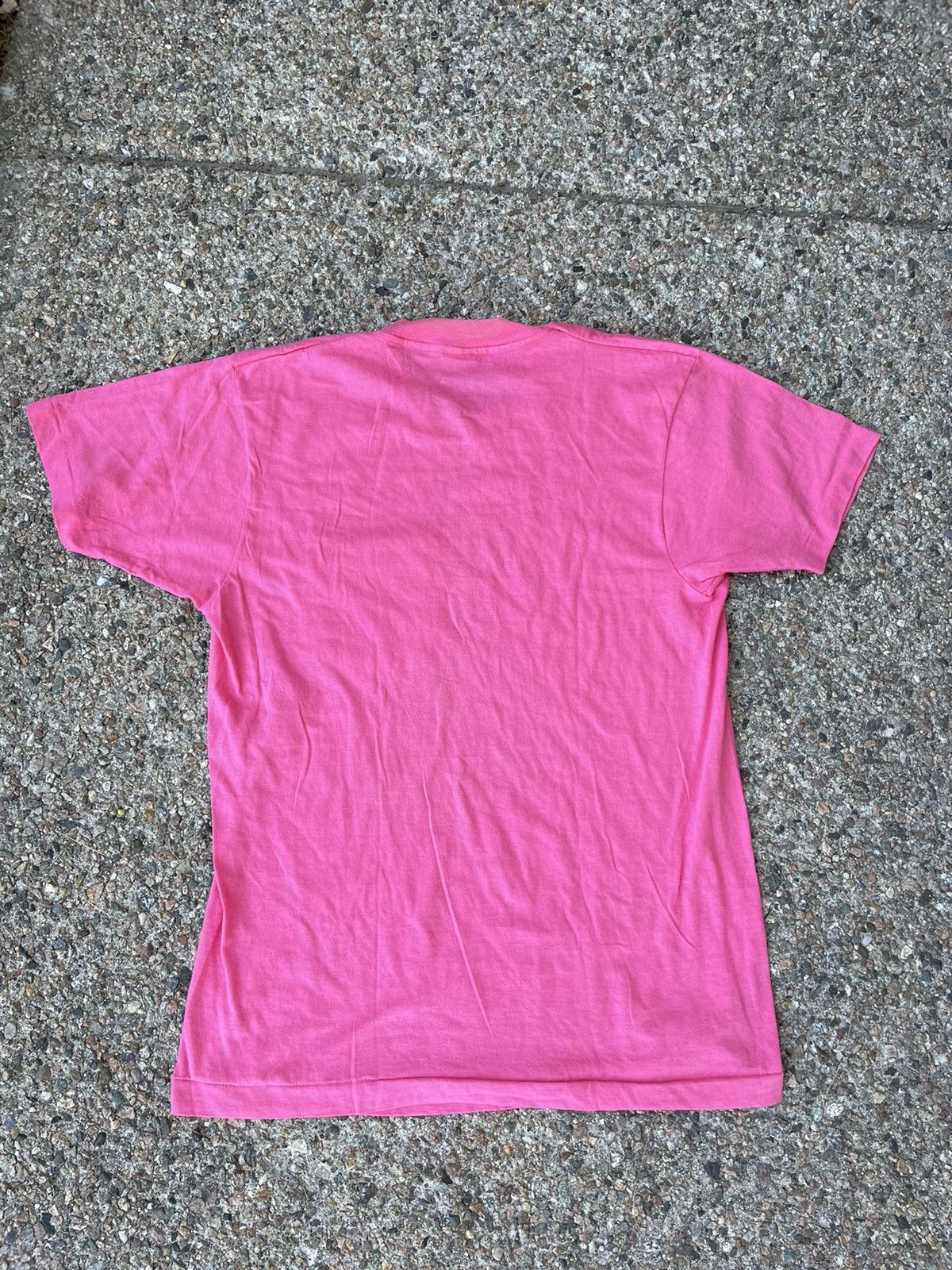 Fruit Of The Loom Vintage 80s FOTL Tee Pocket Shirt Blank Fruit of the Loom Size US L / EU 52-54 / 3 - 4 Thumbnail