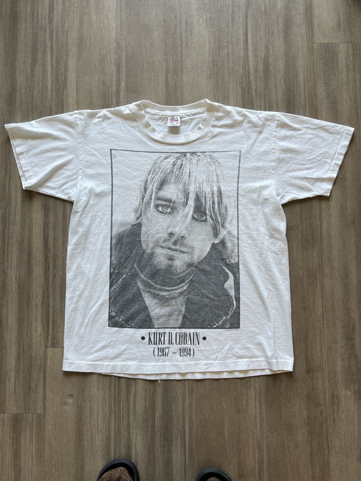Vintage Vintage Kurt Cobain 1994 Memorial T-Shirt Anvil Tag | Grailed