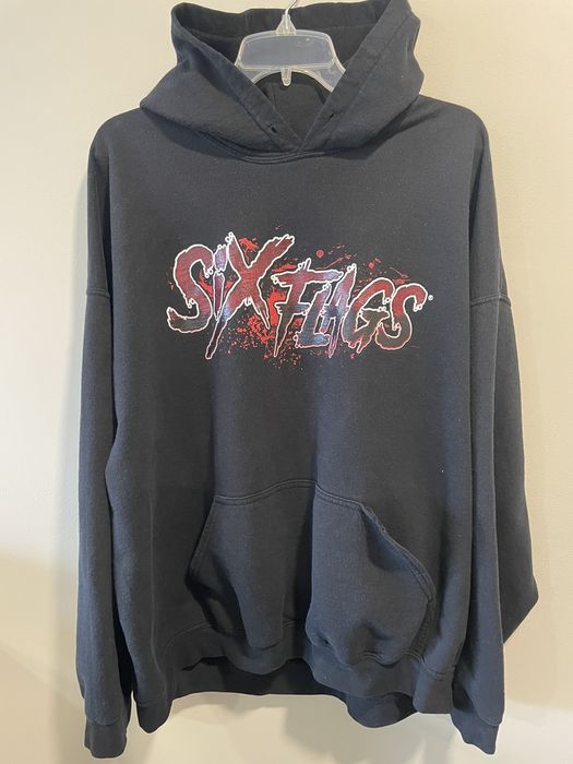 Vintage Vintage Six Flags Fright Fest Hoodie | Grailed