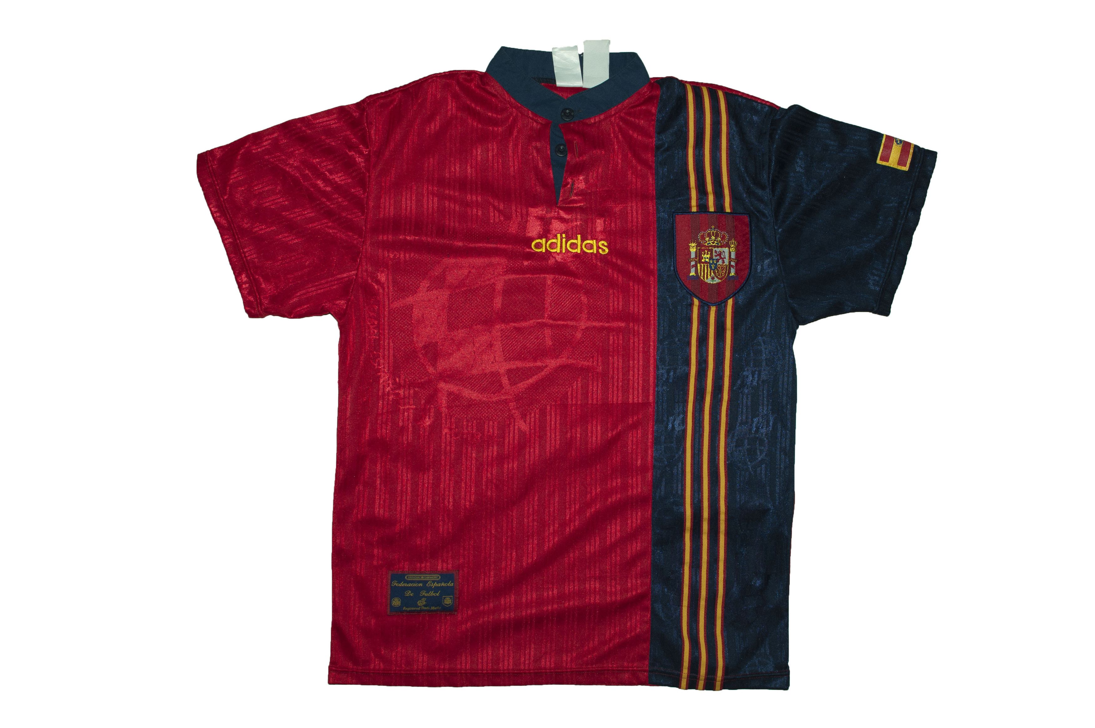 Adidas Vintage 90s Spain National Team Jersey Size US M / EU 48-50 / 2 - 1 Thumbnail