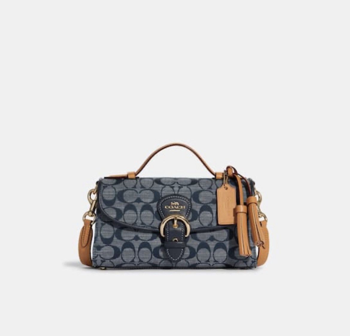 Bape × Coach BAPE X COACH MINI TOP HANDLE SADDLE BAG | Grailed