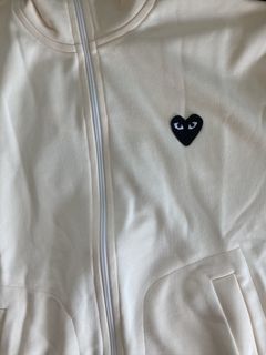 Cdg play hot sale track jacket