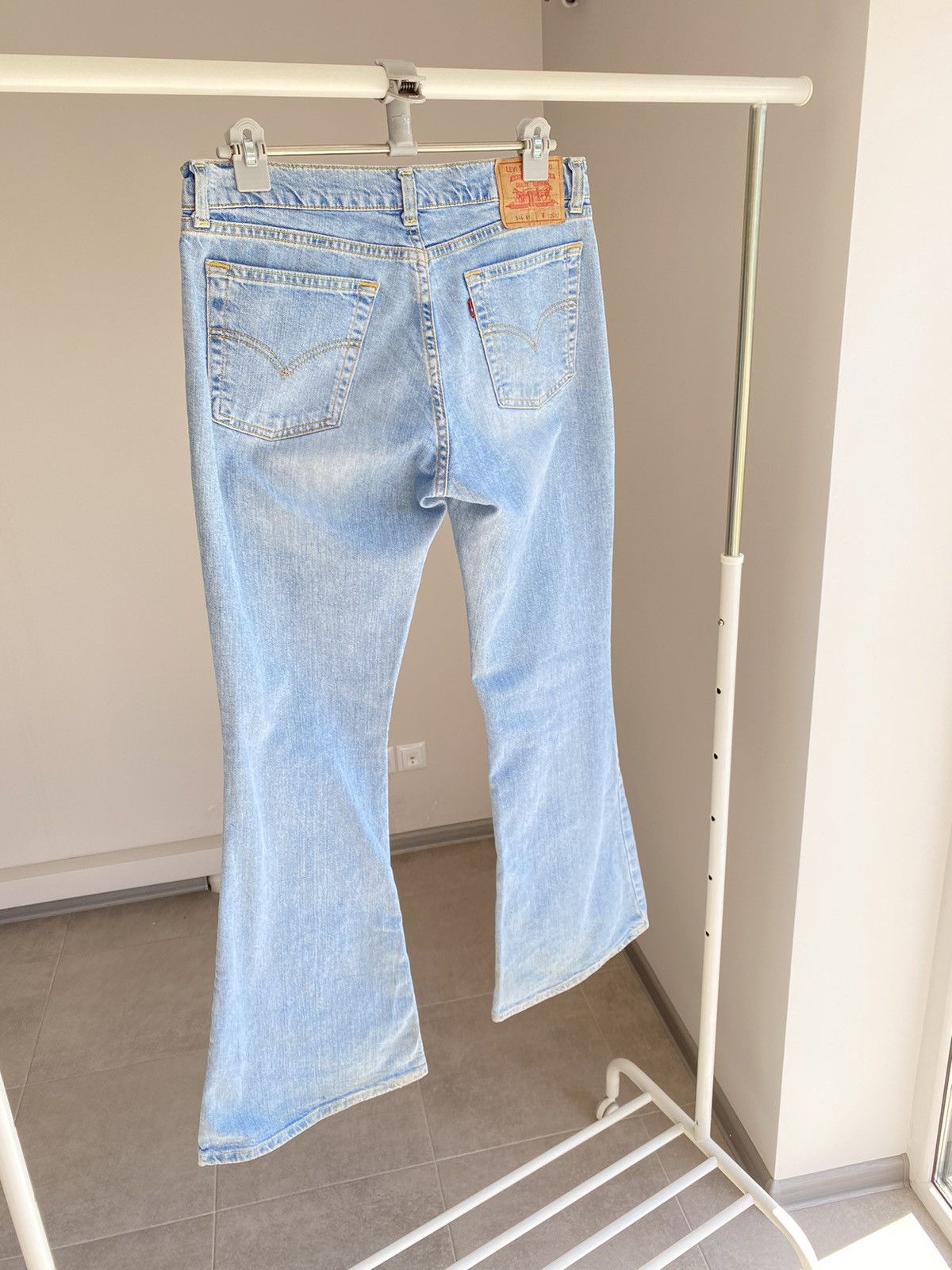 Vintage Levis 544 Flare Jeans Blue Denim Grailed