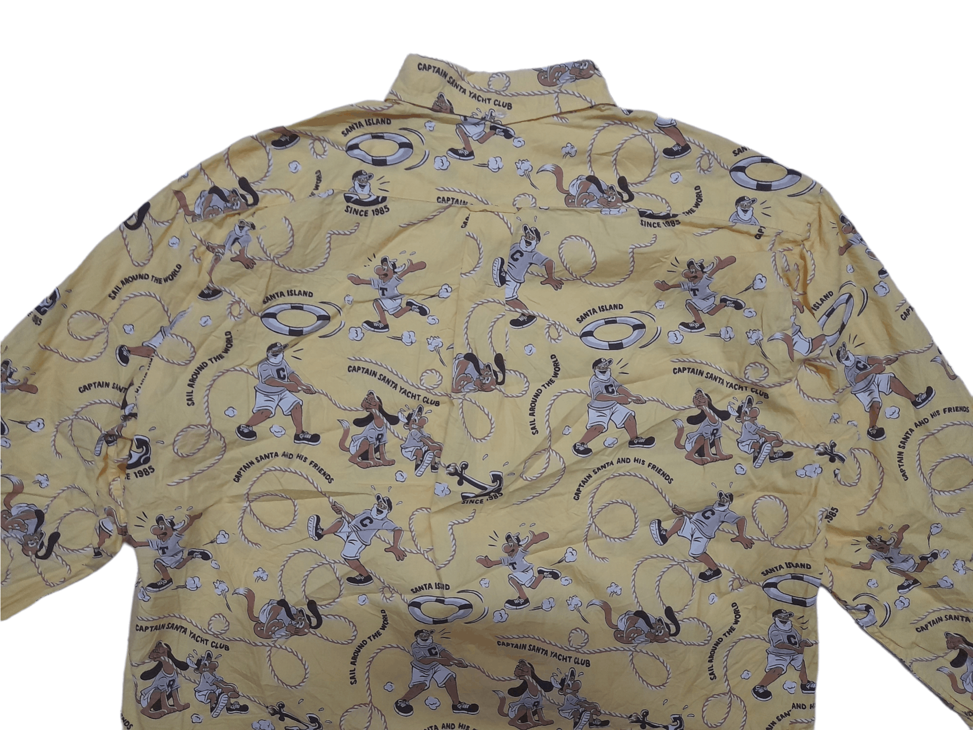 Captain Santors × Japanese Brand 90s Captain Santa Fullprint Button Down (E22) Size US L / EU 52-54 / 3 - 6 Thumbnail
