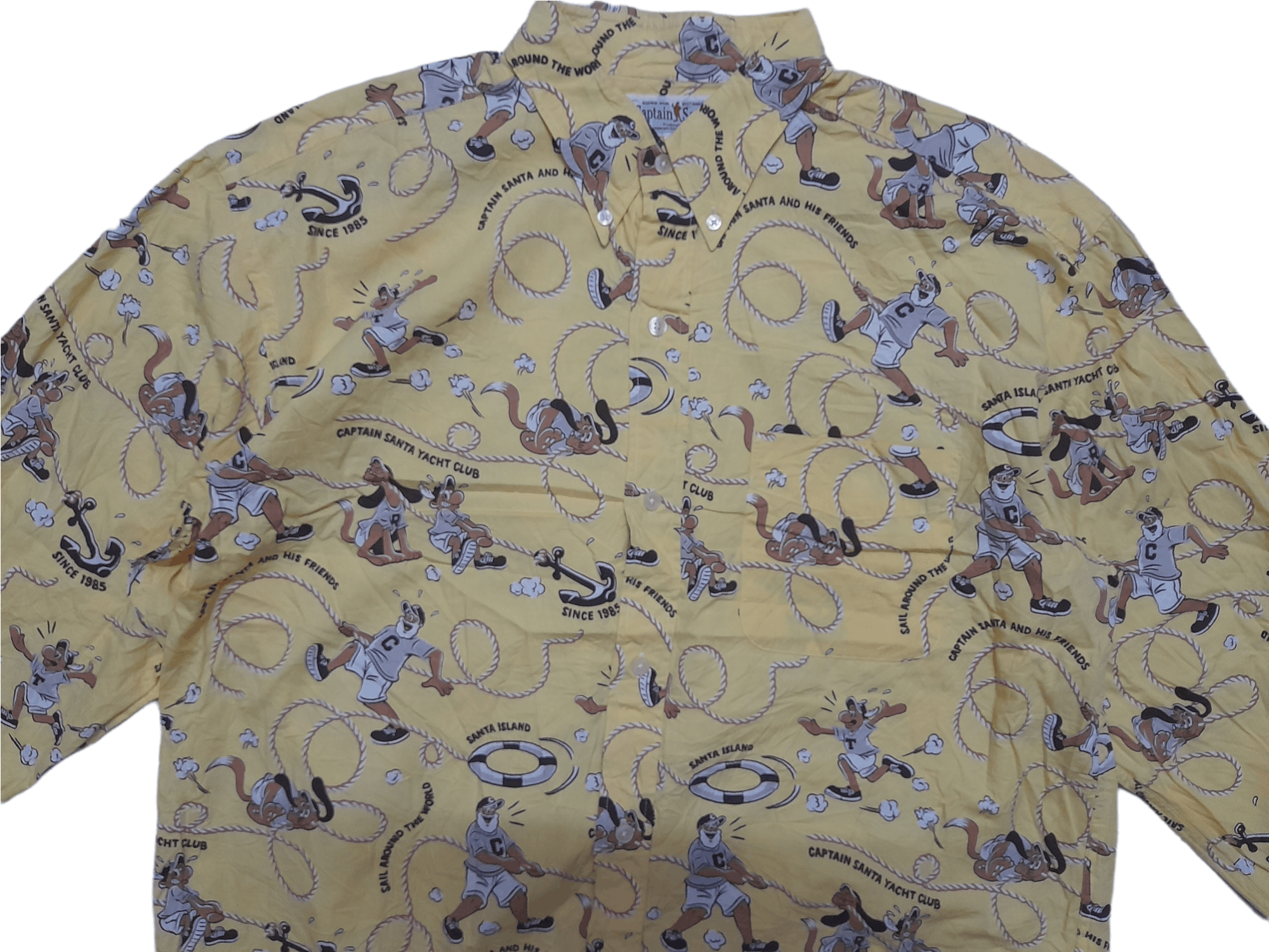 Captain Santors × Japanese Brand 90s Captain Santa Fullprint Button Down (E22) Size US L / EU 52-54 / 3 - 2 Thumbnail