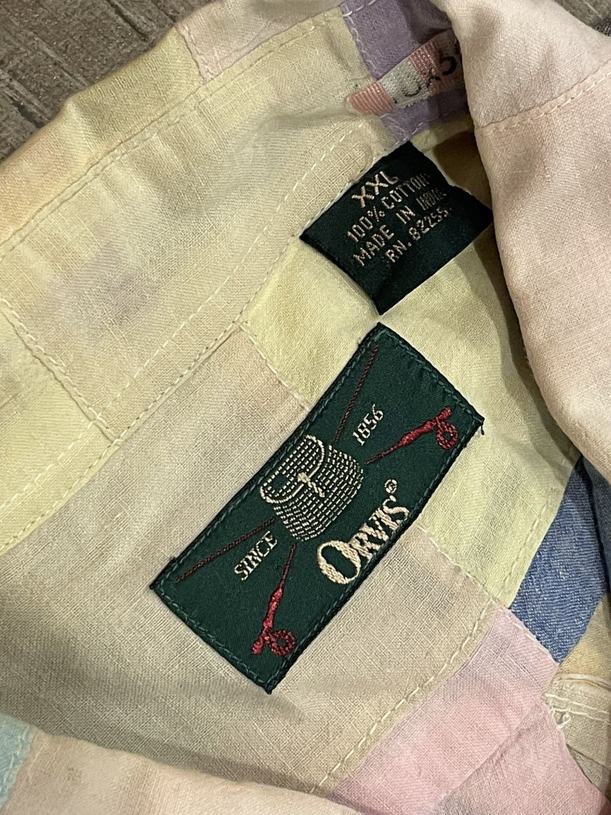 Orvis × Vintage Vintage Orvis Patchwork Button Up Shirt - XXL Size US XXL / EU 58 / 5 - 6 Thumbnail
