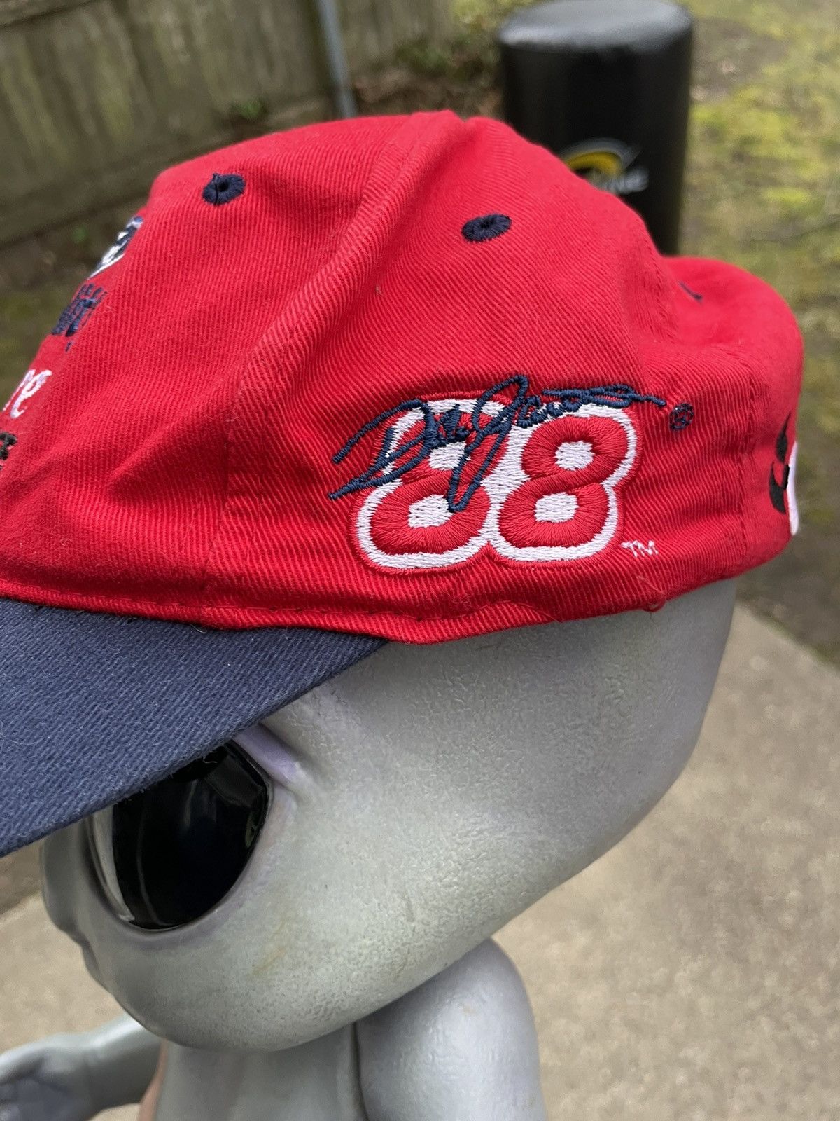 Ford 90s Dale Jarrett Ford 88 Snapback Hat NASCAR Racing Size ONE SIZE - 3 Thumbnail